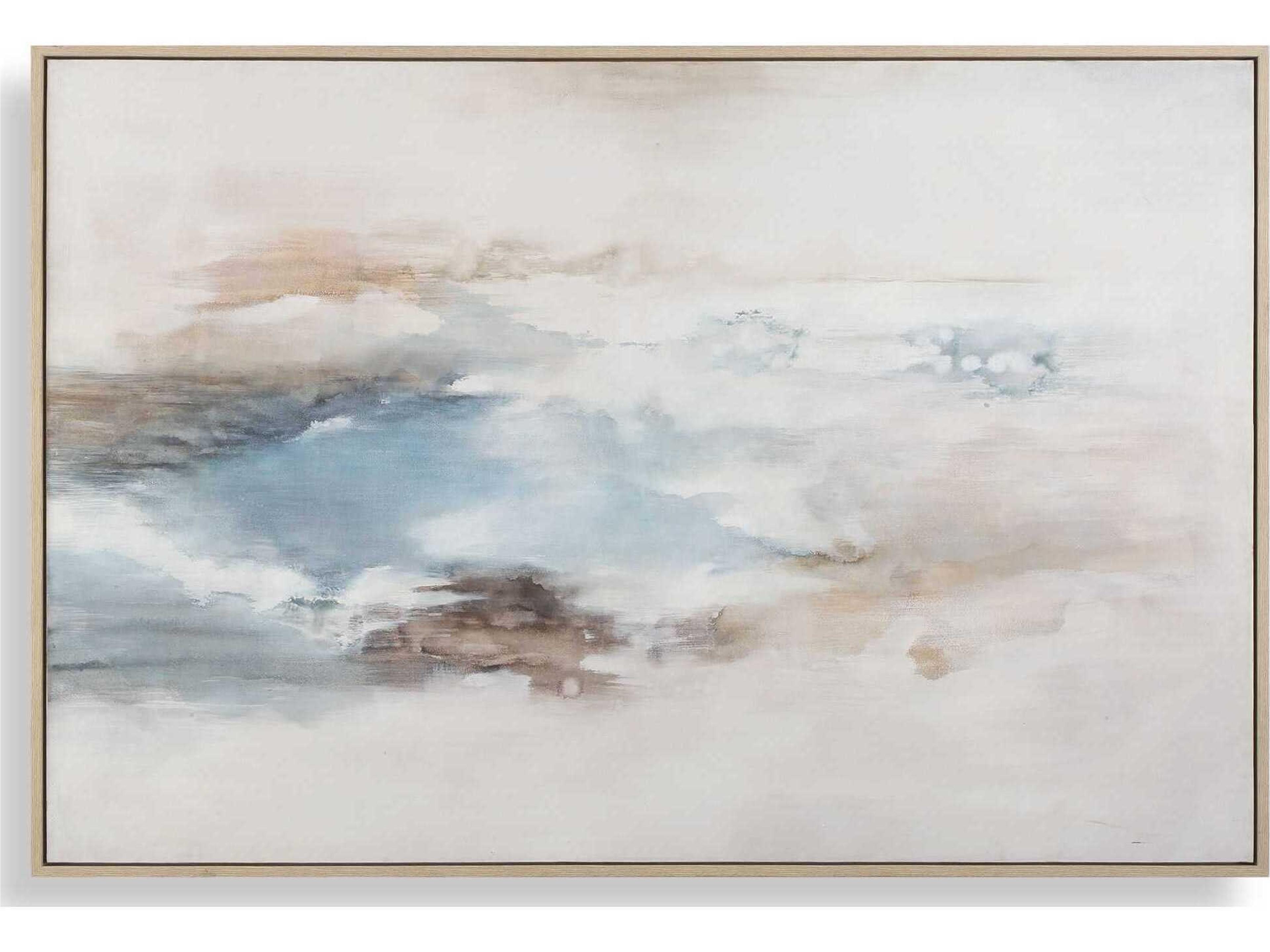 Chasing Blue Coastal Canvas Art