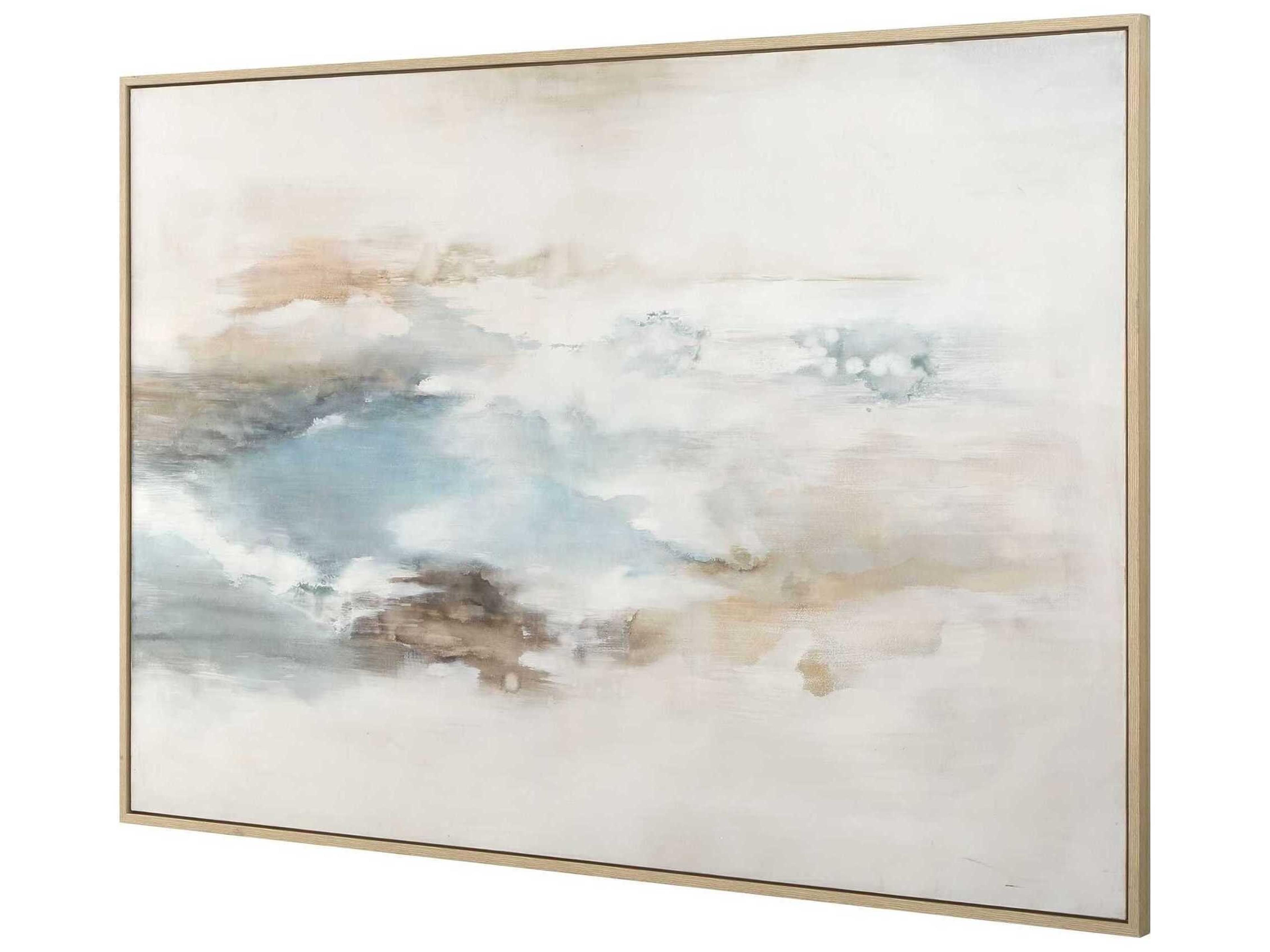 Uttermost Chasing Blue Coastal Canvas Art