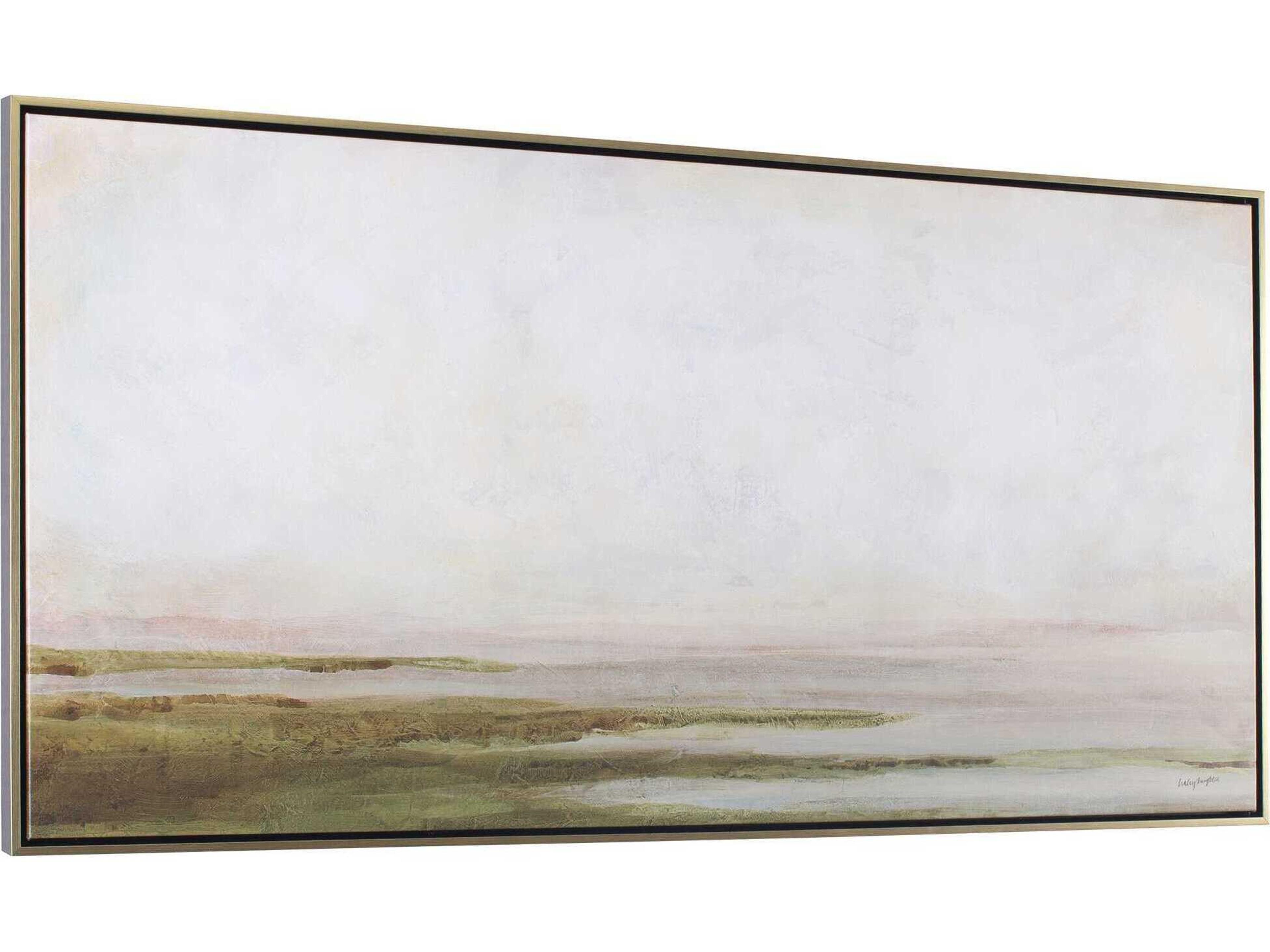 Uttermost Hazy Lake Framed Landscape Art