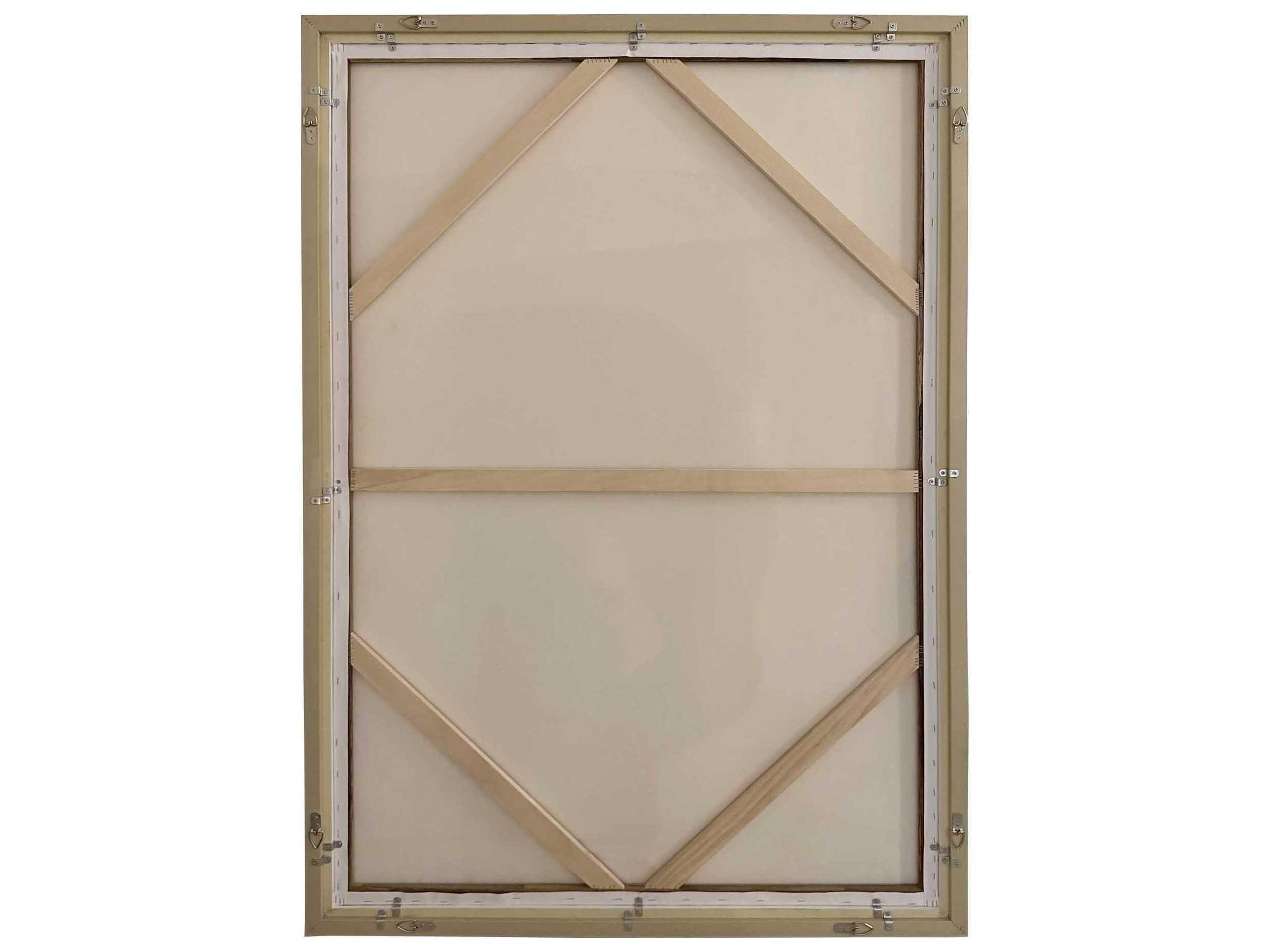 Uttermost Bluster Framed Abstract Canvas Art