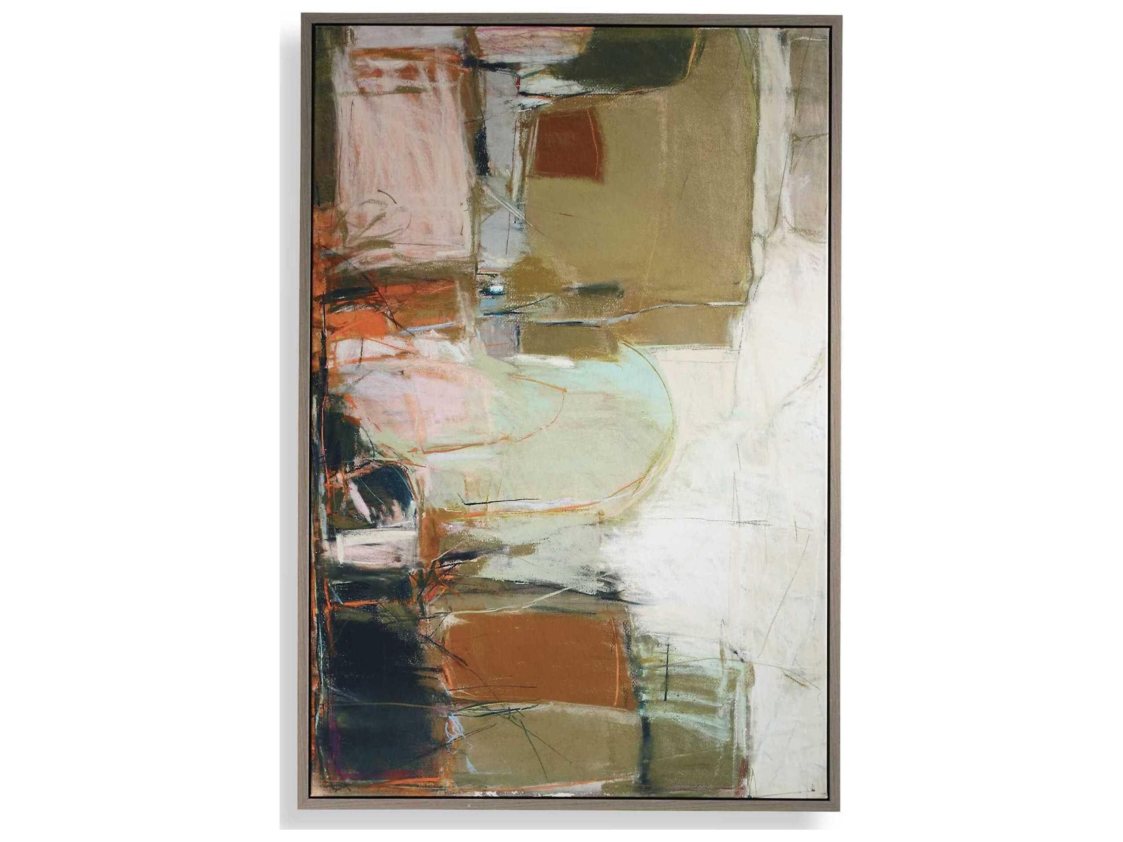 Palace Walls Framed Abstract Art