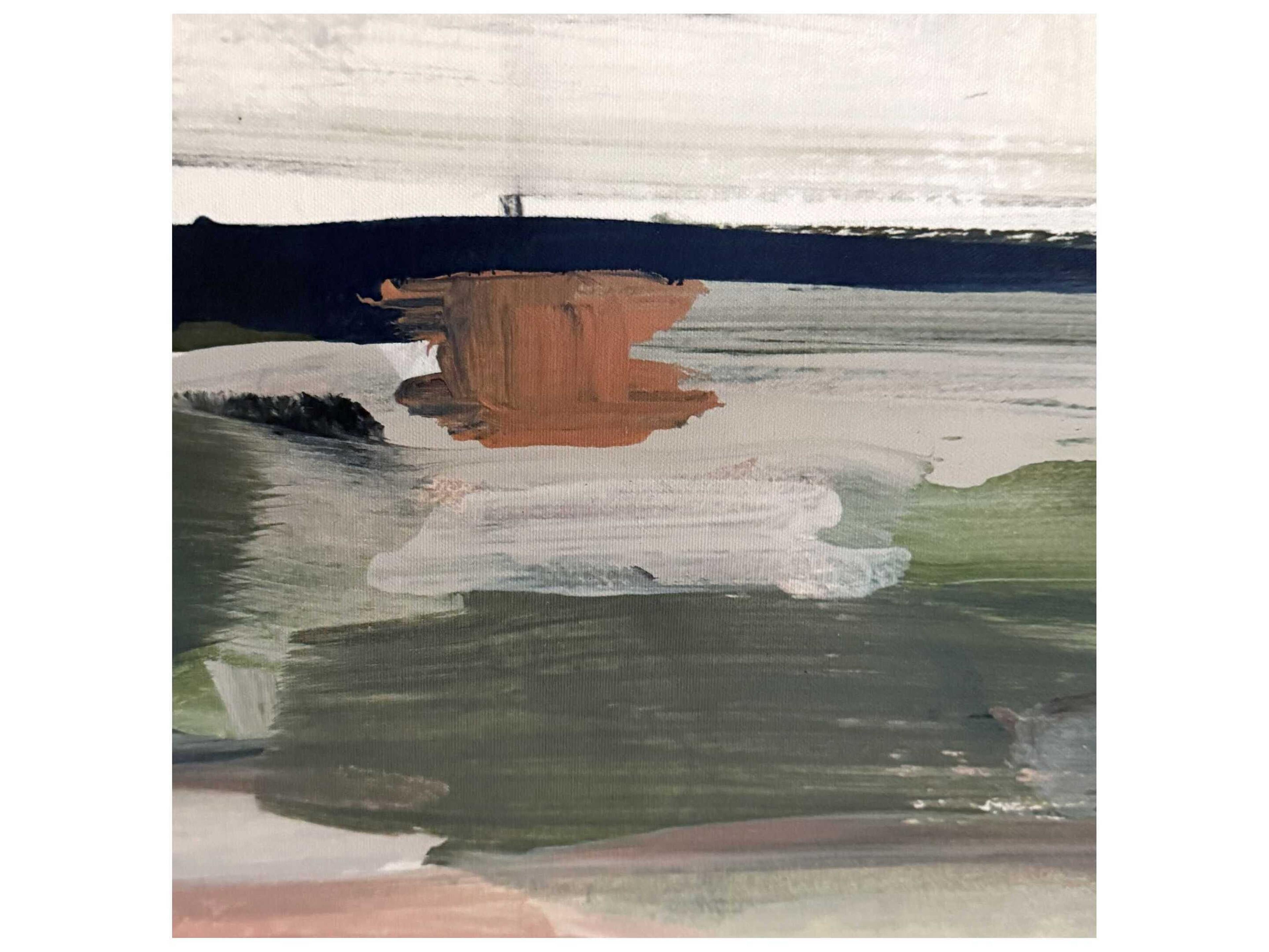 Uttermost Just Peaking Framed Abstract Prints Set of 2