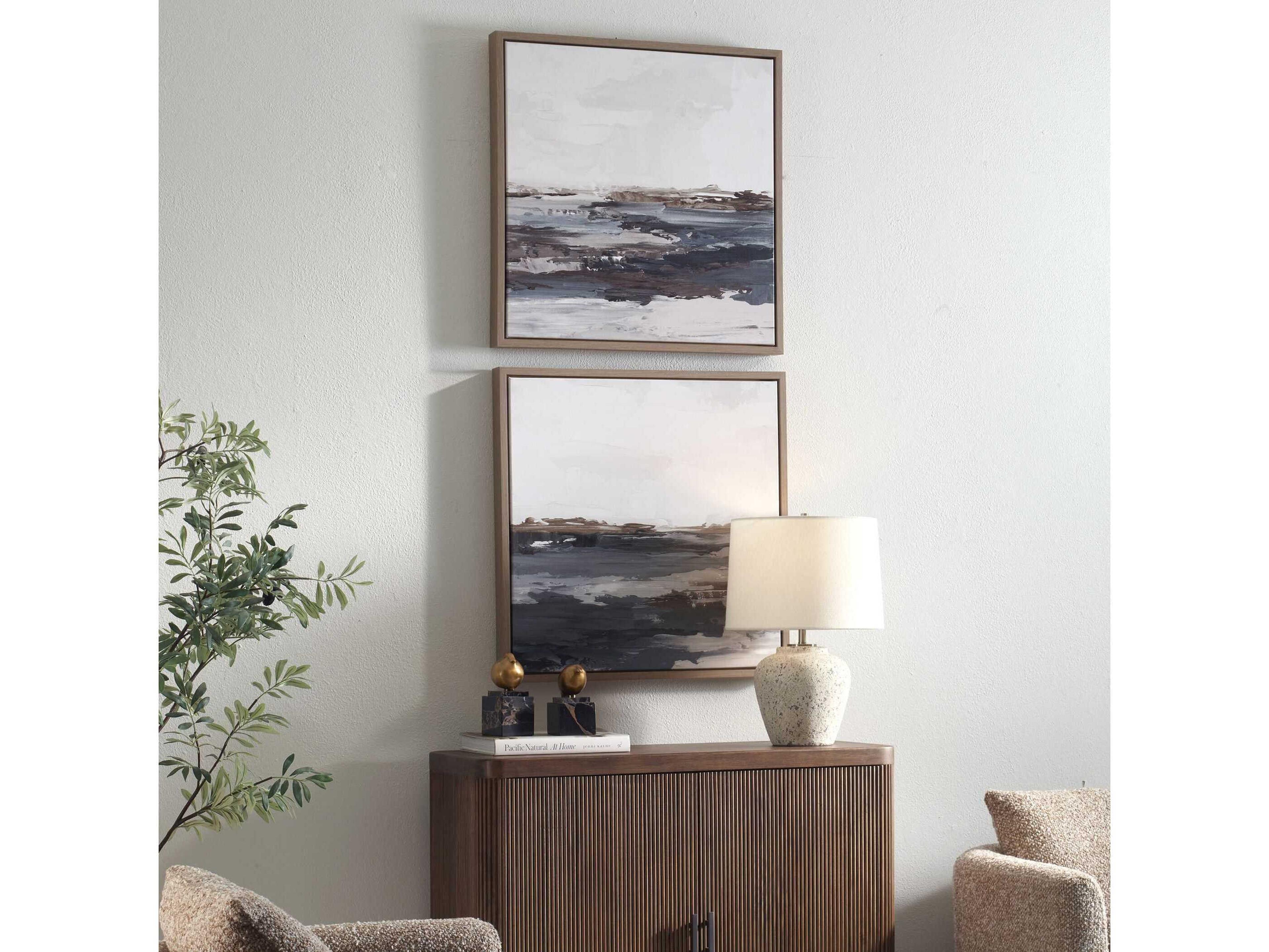 Uttermost Bring Me In Framed Landscape Painting Set of 2