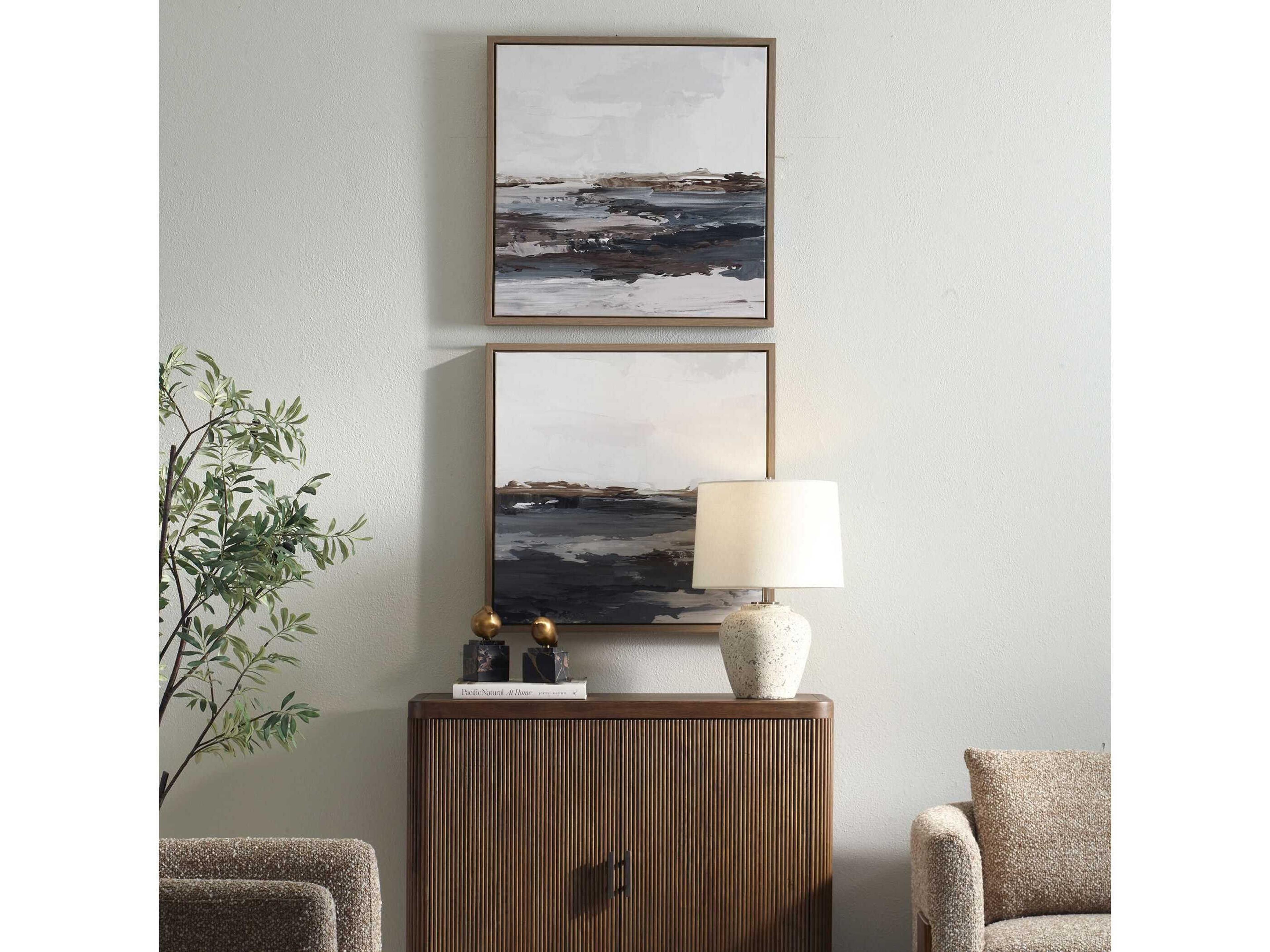 Uttermost Bring Me In Framed Landscape Painting Set of 2