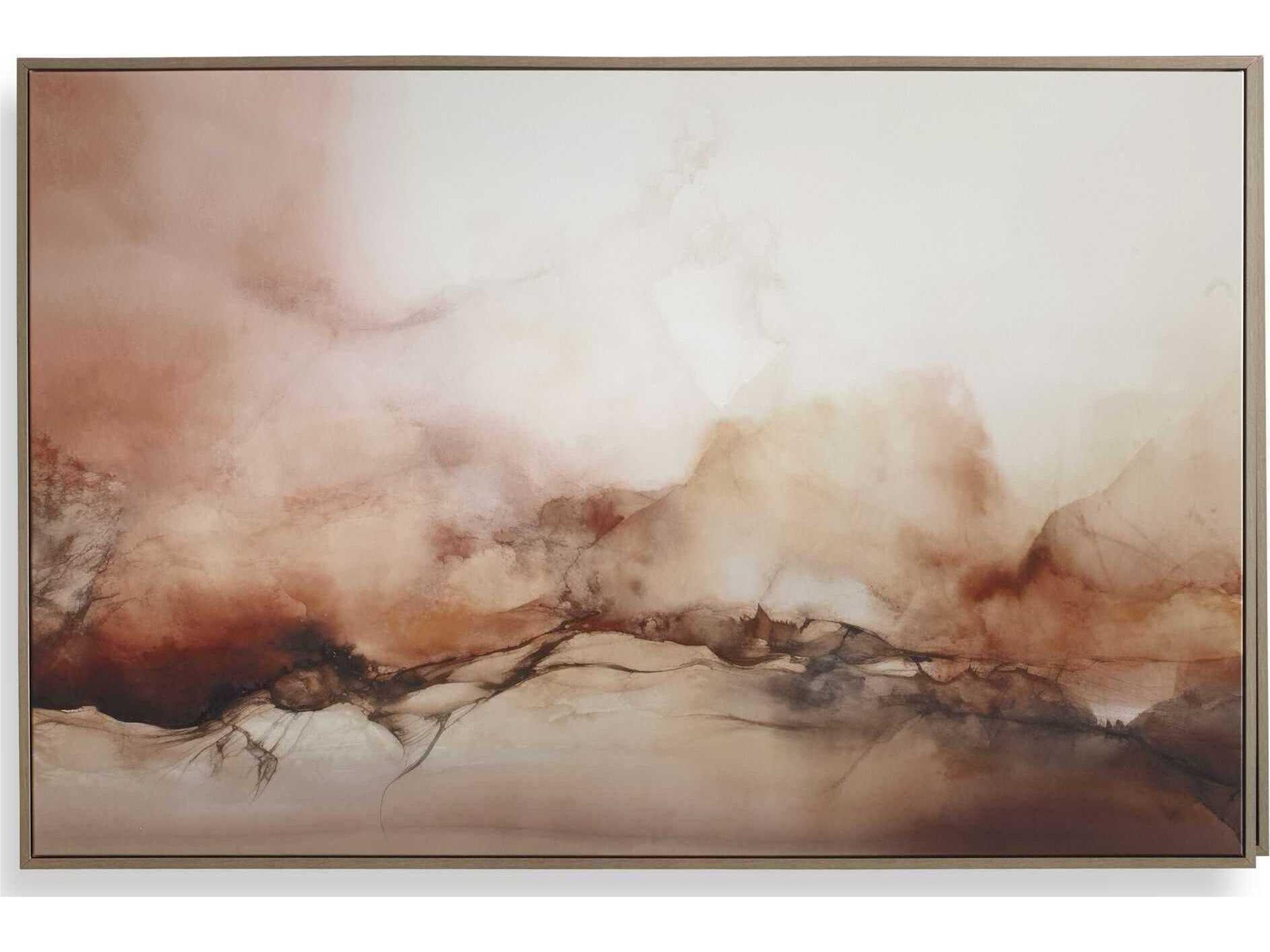 Rise Framed Modern Canvas Art