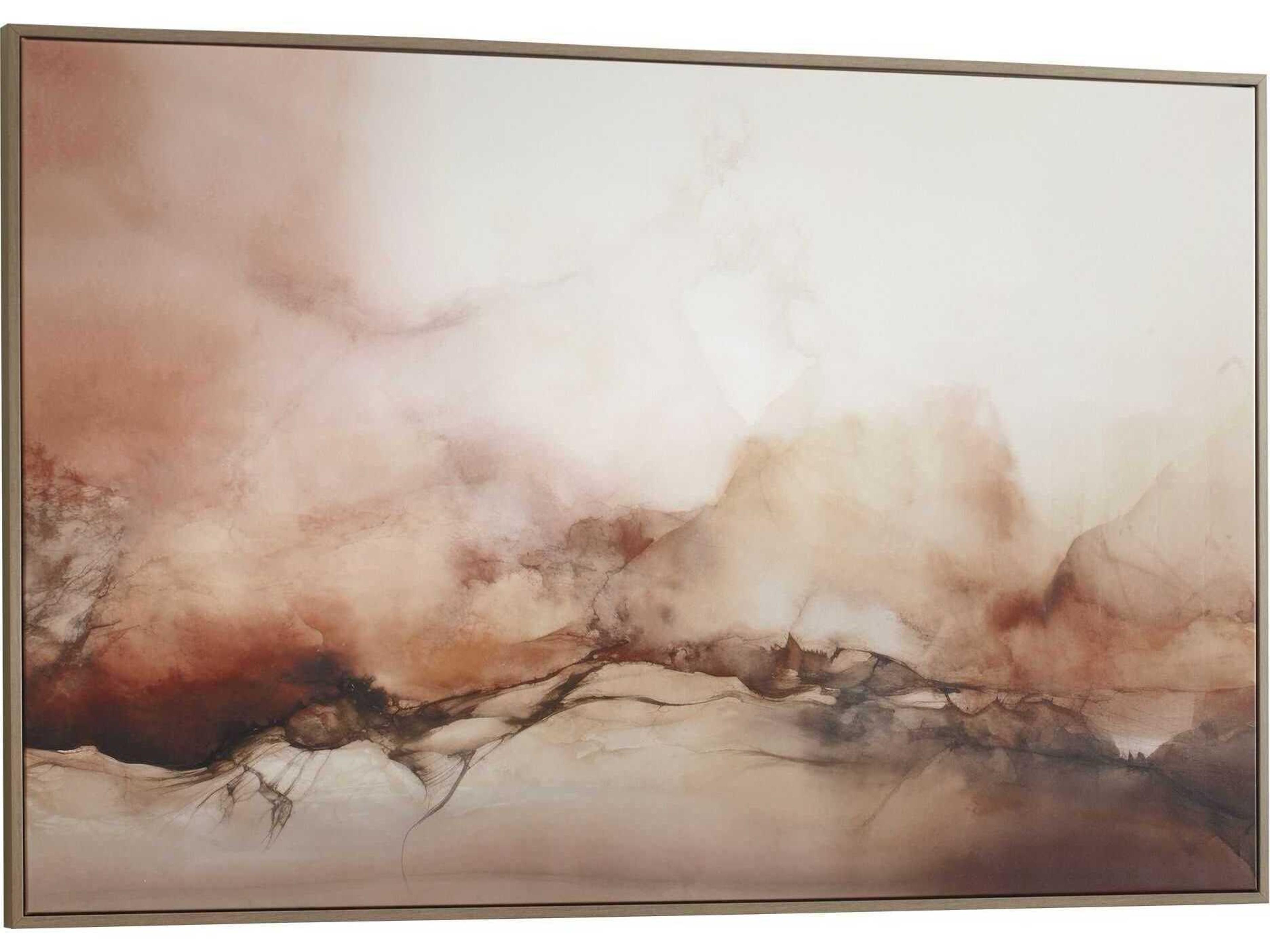 Uttermost Rise Framed Modern Canvas Art