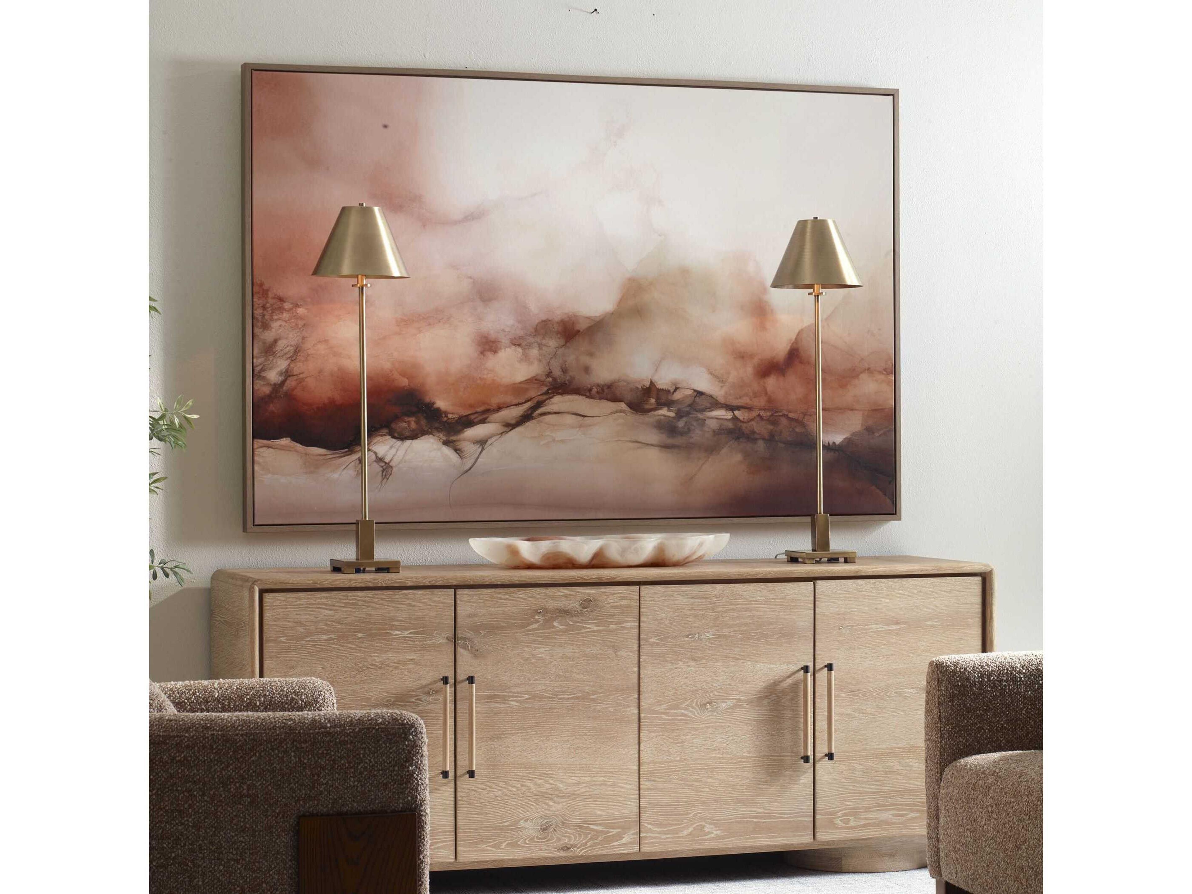 Uttermost Rise Framed Modern Canvas Art