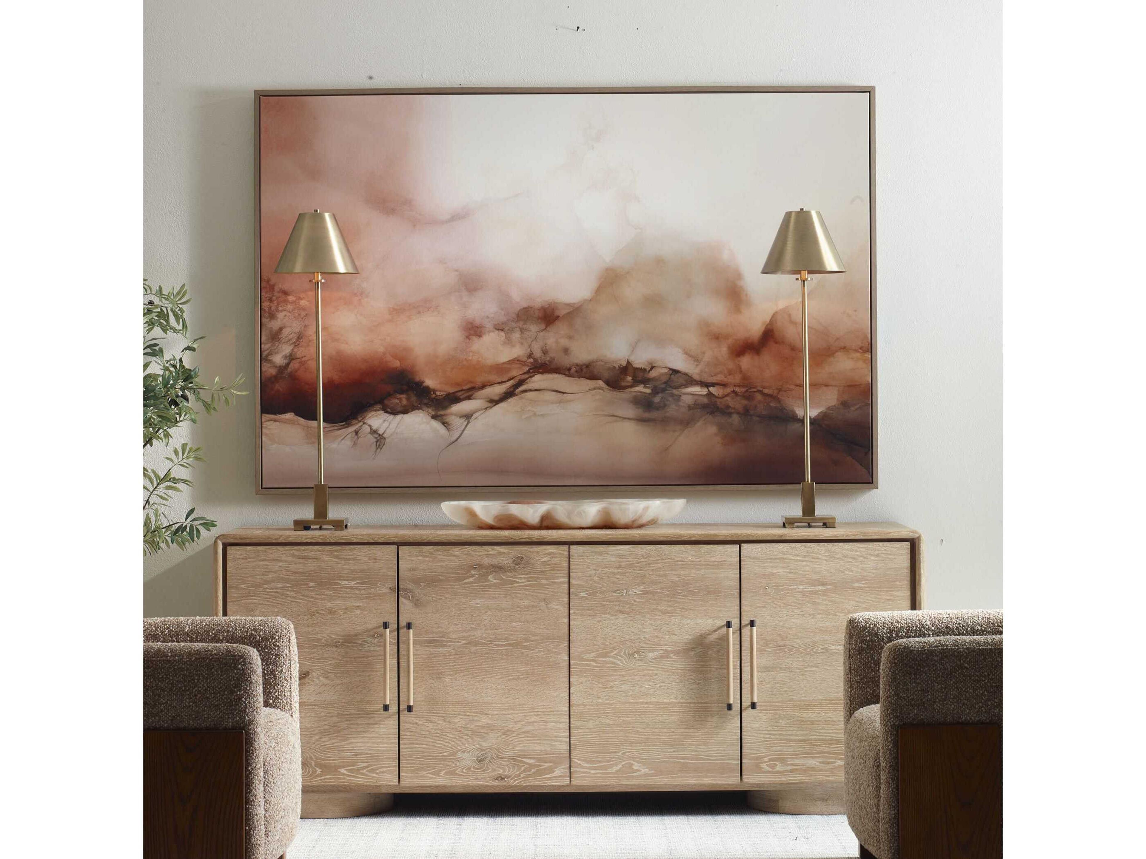 Uttermost Rise Framed Modern Canvas Art