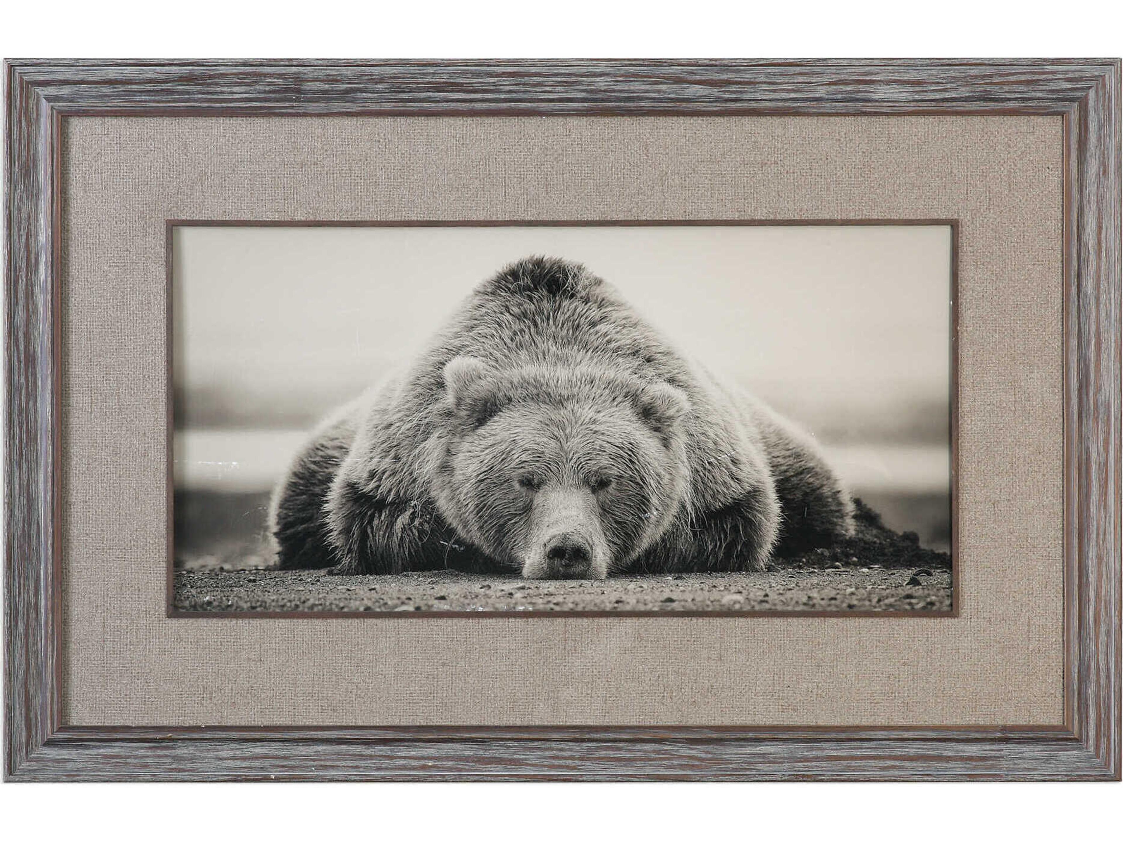 Uttermost Deep Sleep Bear Print