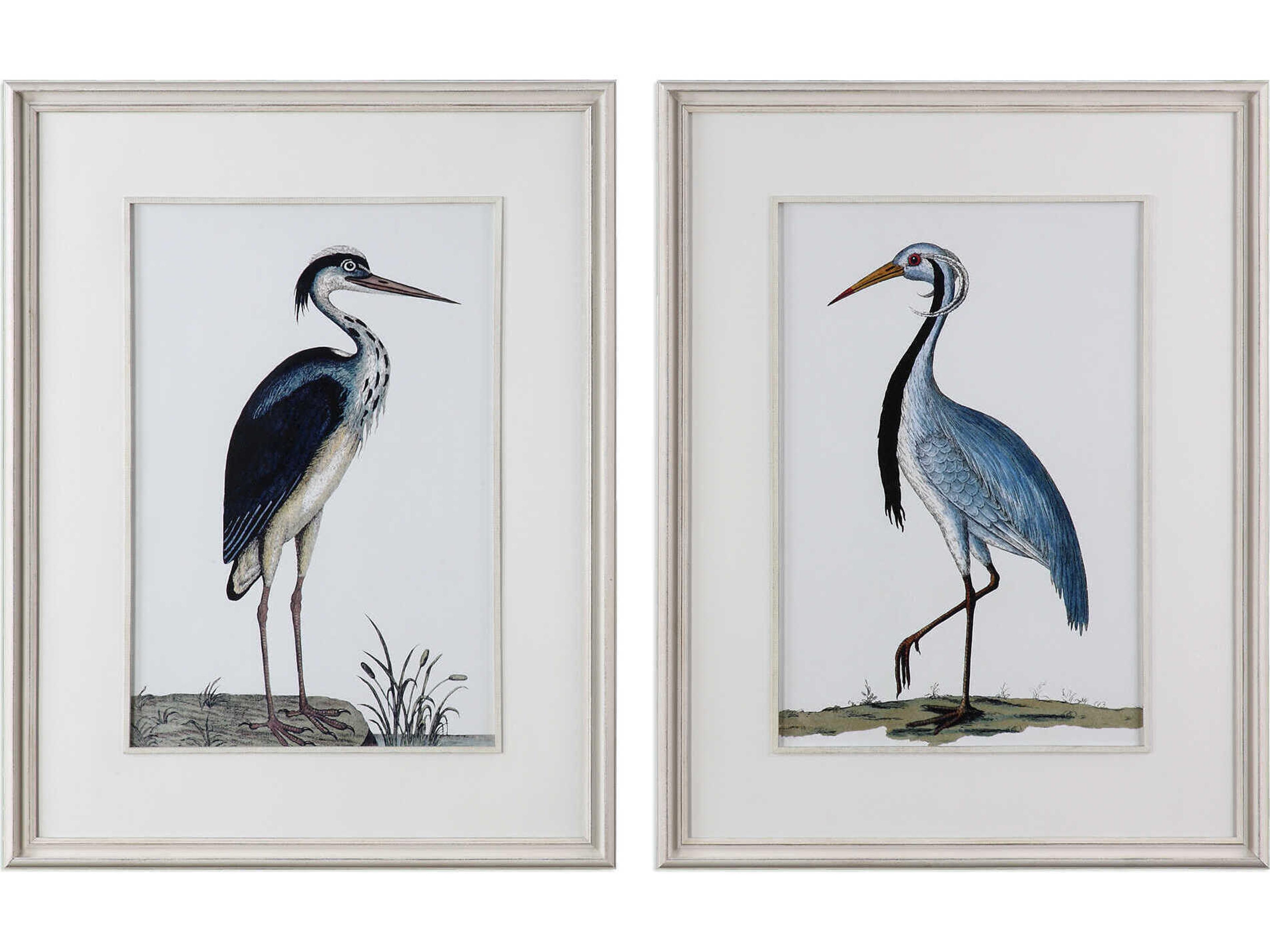 Shore Birds Glass Wall Art