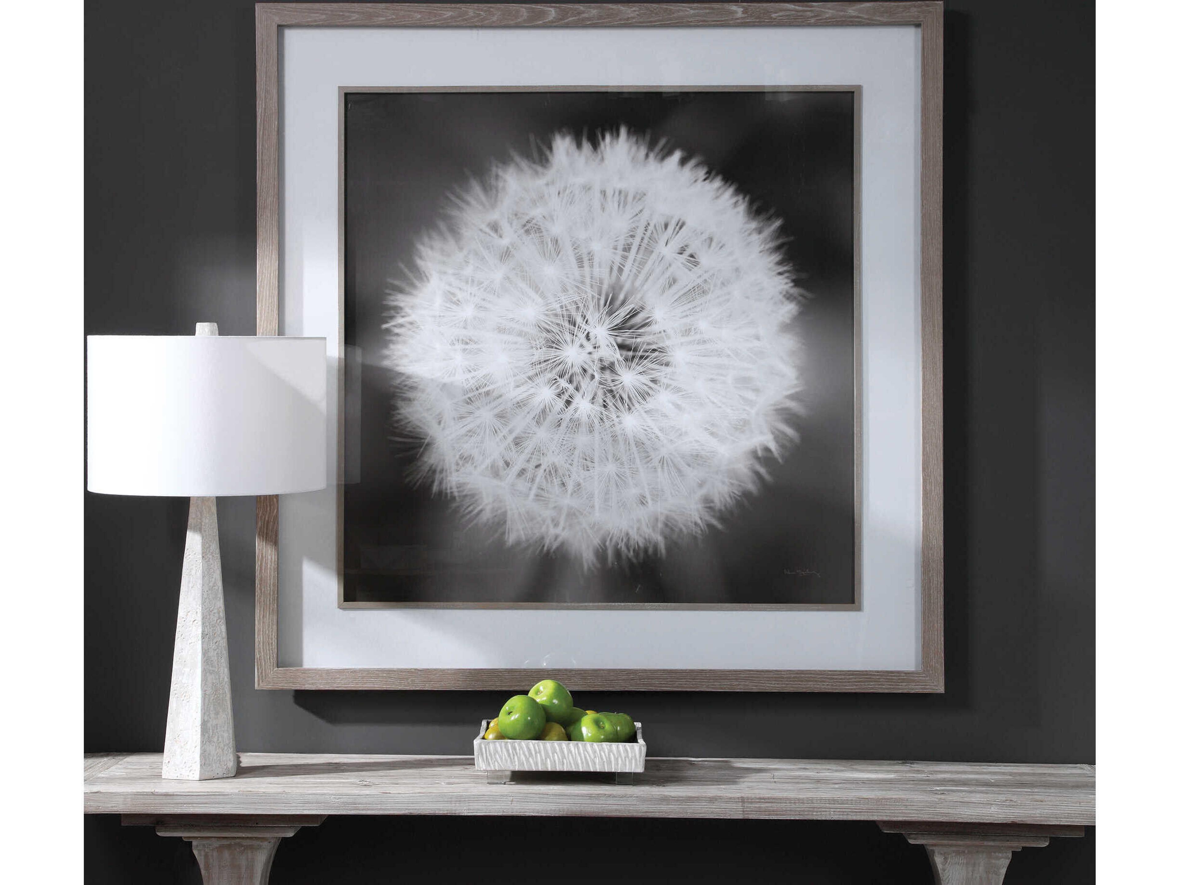 Uttermost Dandelion Seedhead Canvas Wall Art