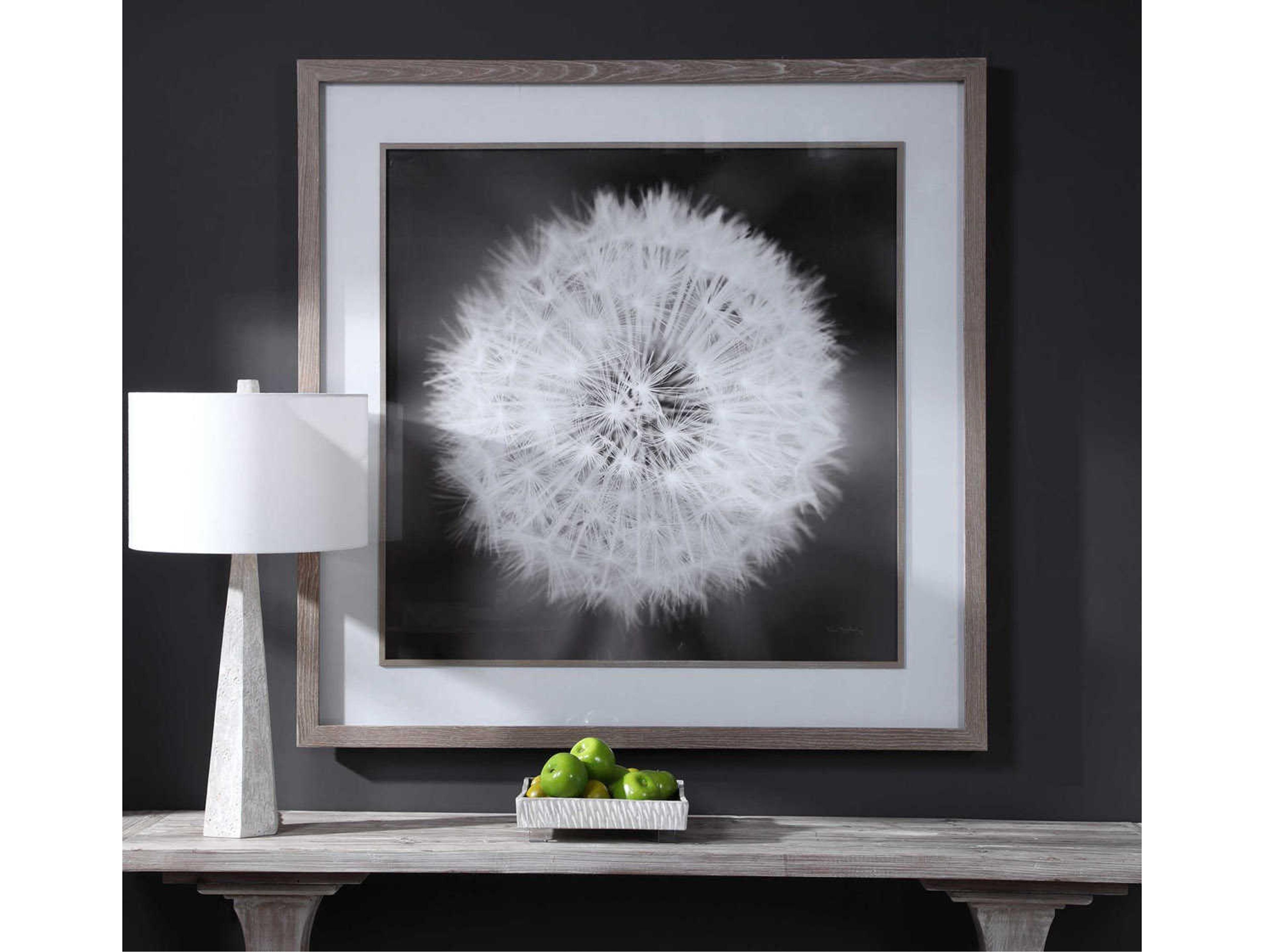 Uttermost Dandelion Seedhead Canvas Wall Art