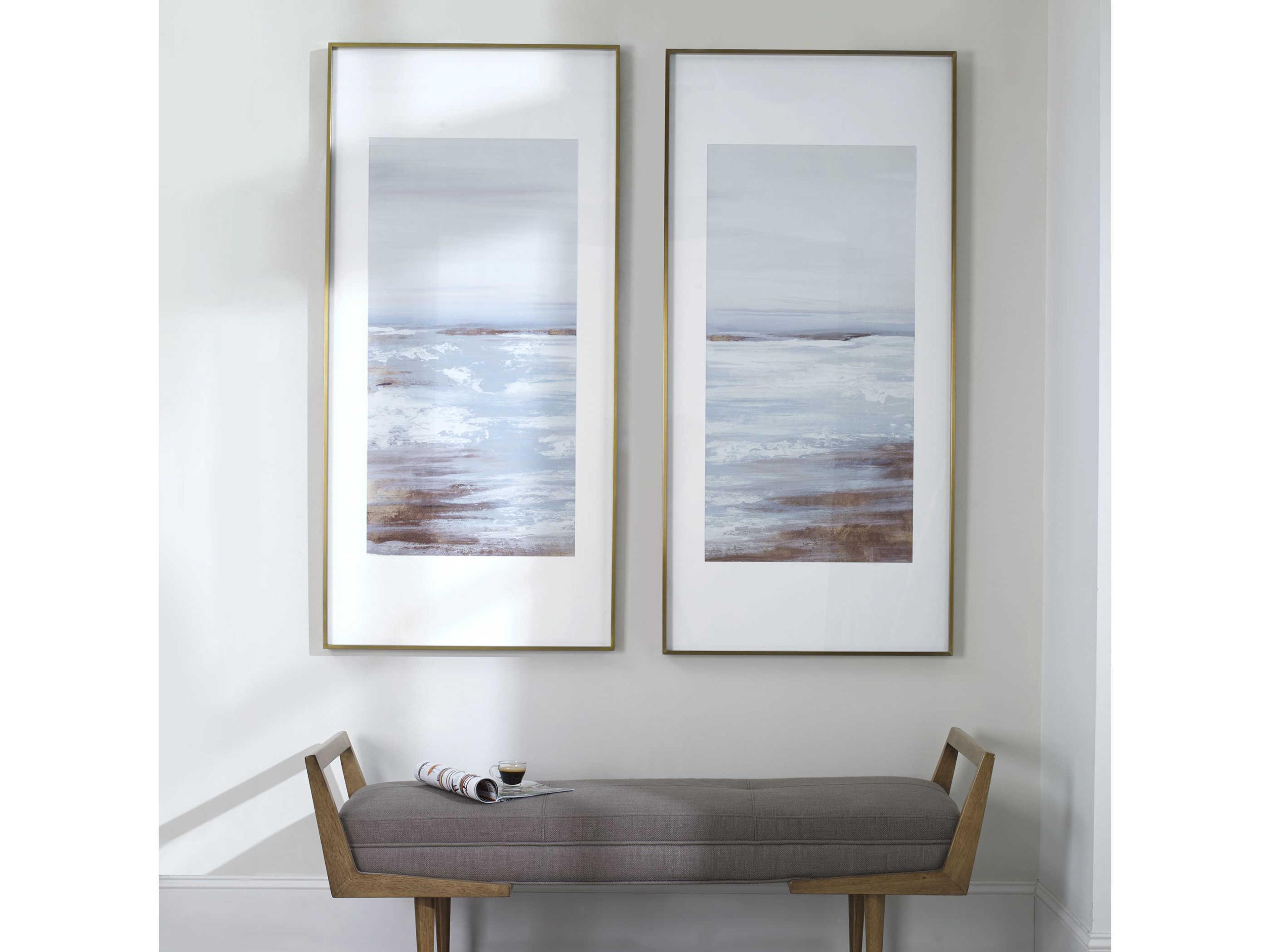 Uttermost Coastline Framed Prints Set of 2