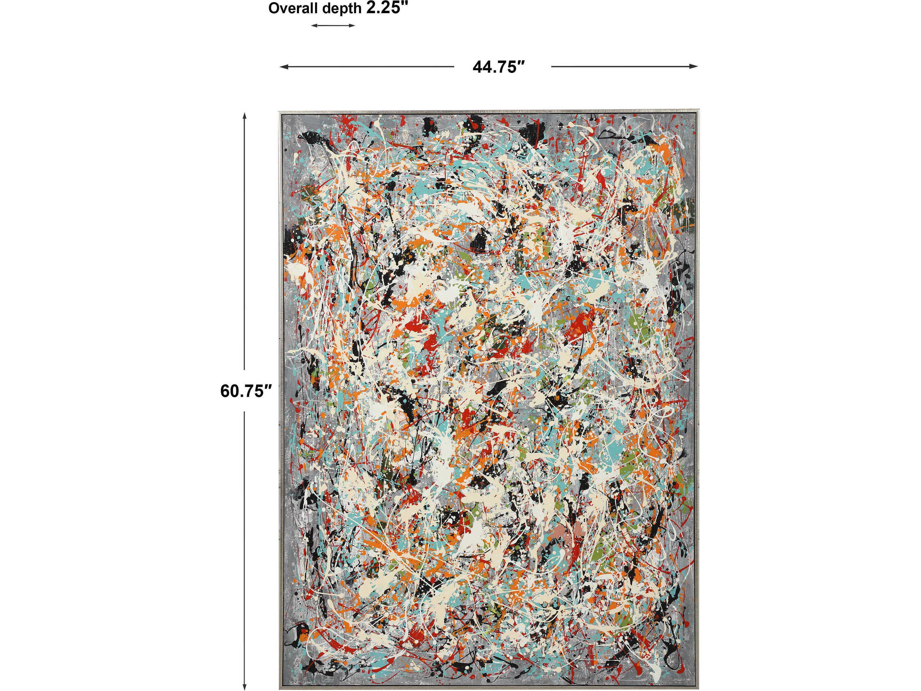 Uttermost Organized Chaos Canvas Wall Art