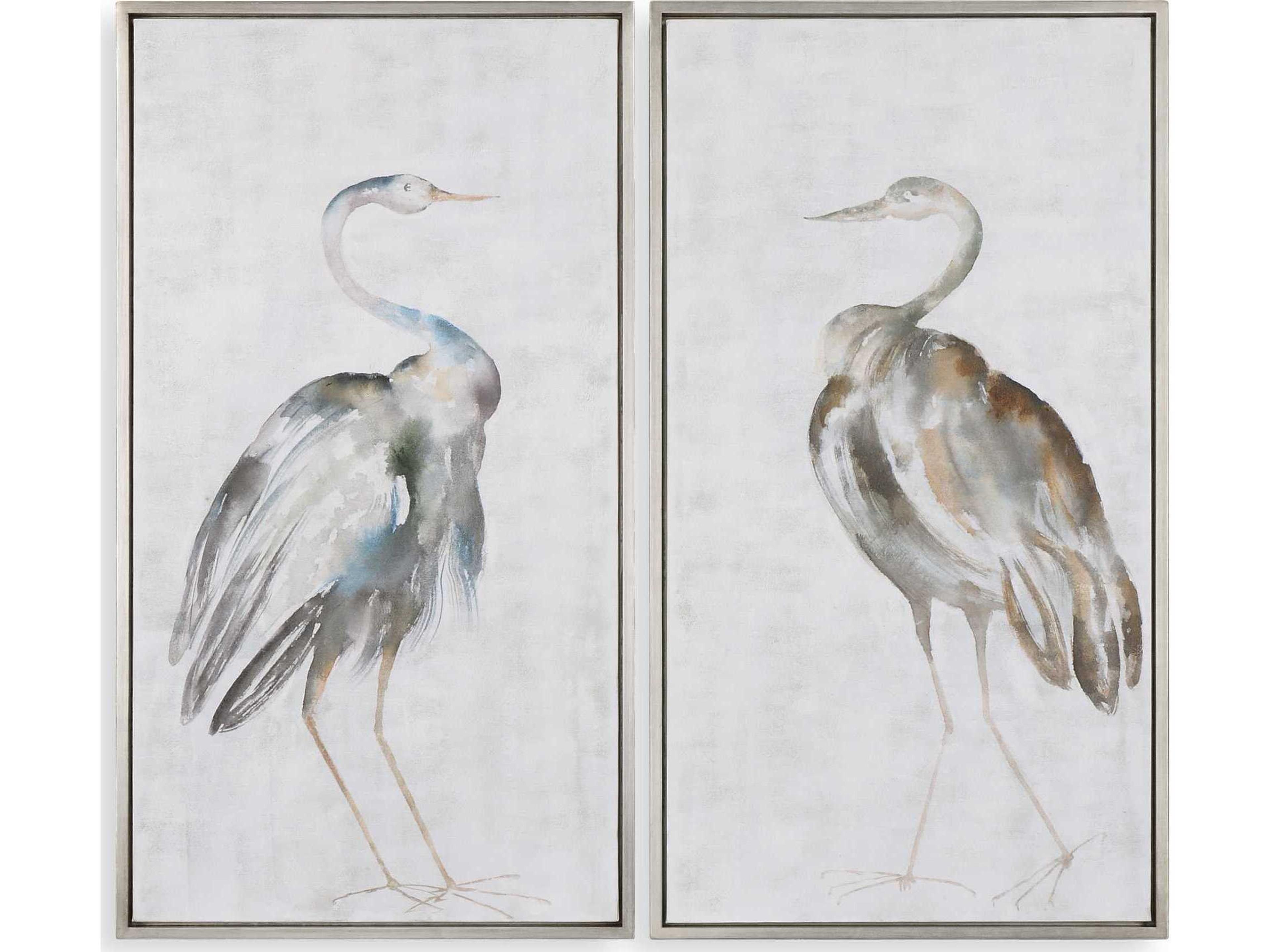 Summer Birds Canvas Wall Art