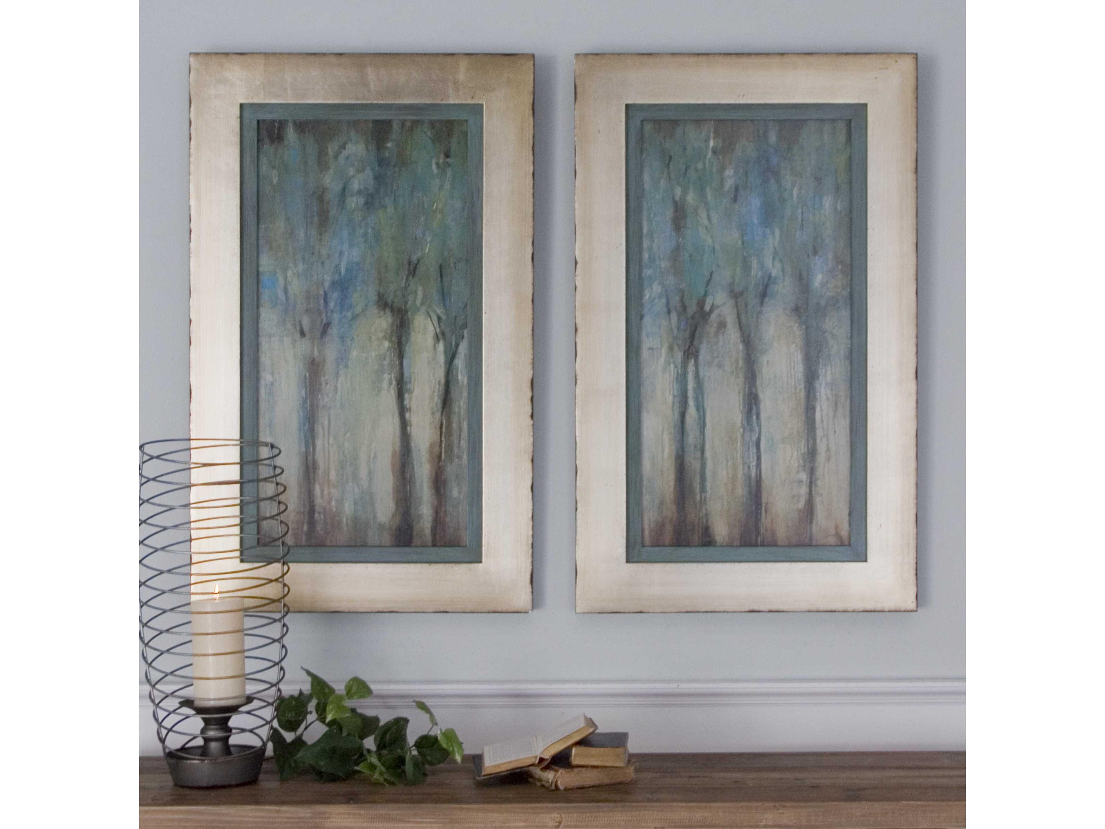 Uttermost Whispering Wind Framed Wall Art Set of 2