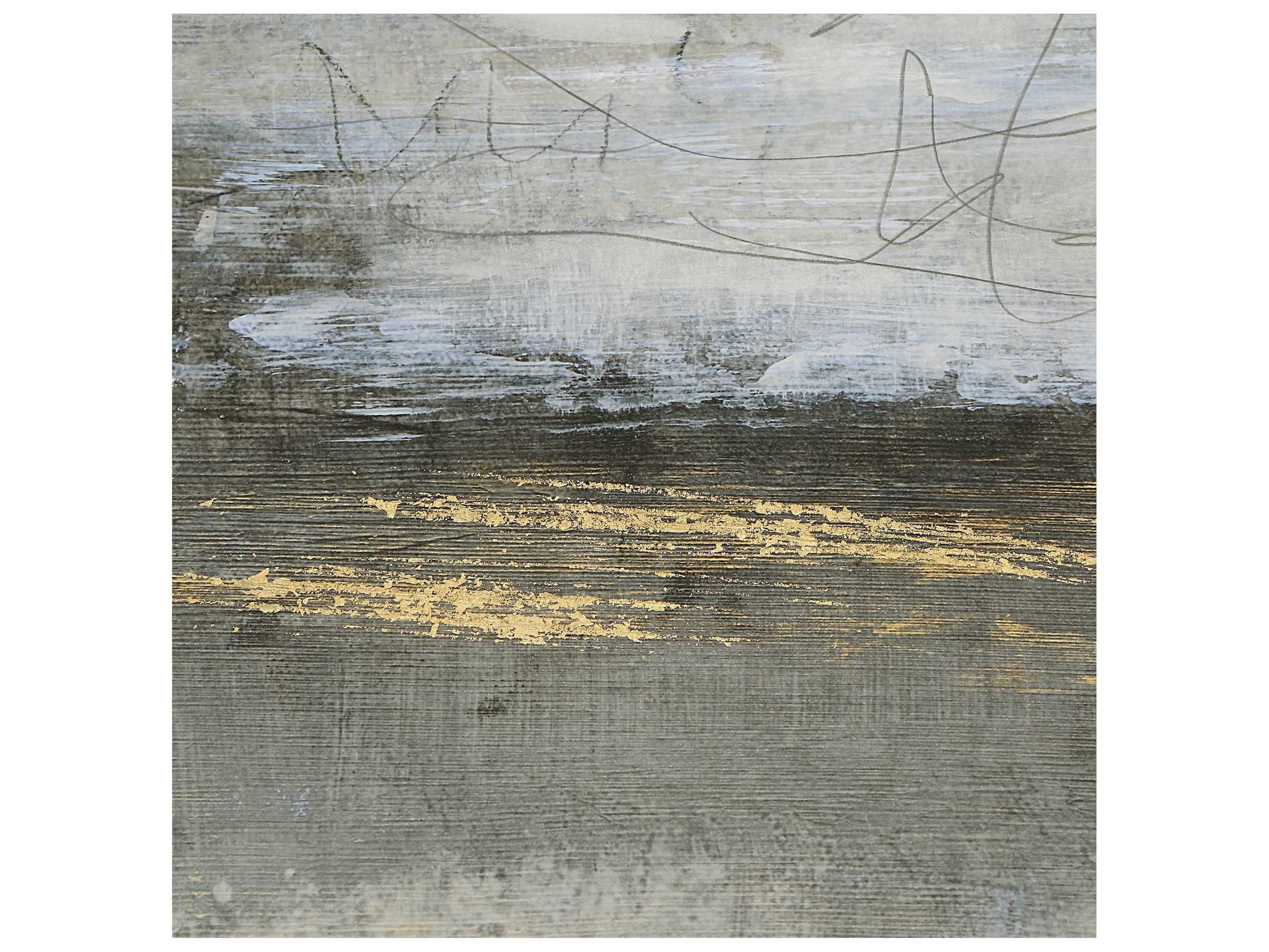 Uttermost Gilt Misty Landscape Framed Print