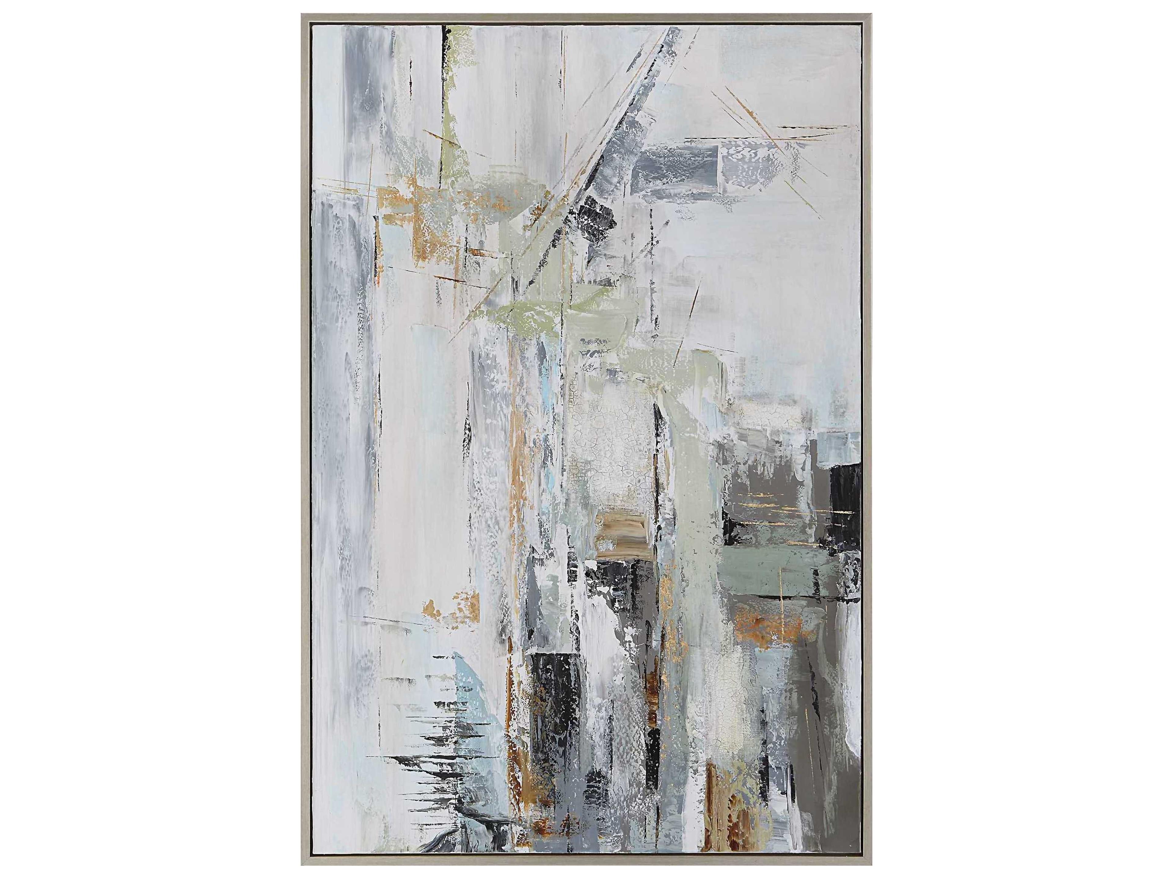 Natural Springs Hand Painted Canvas Wall Art