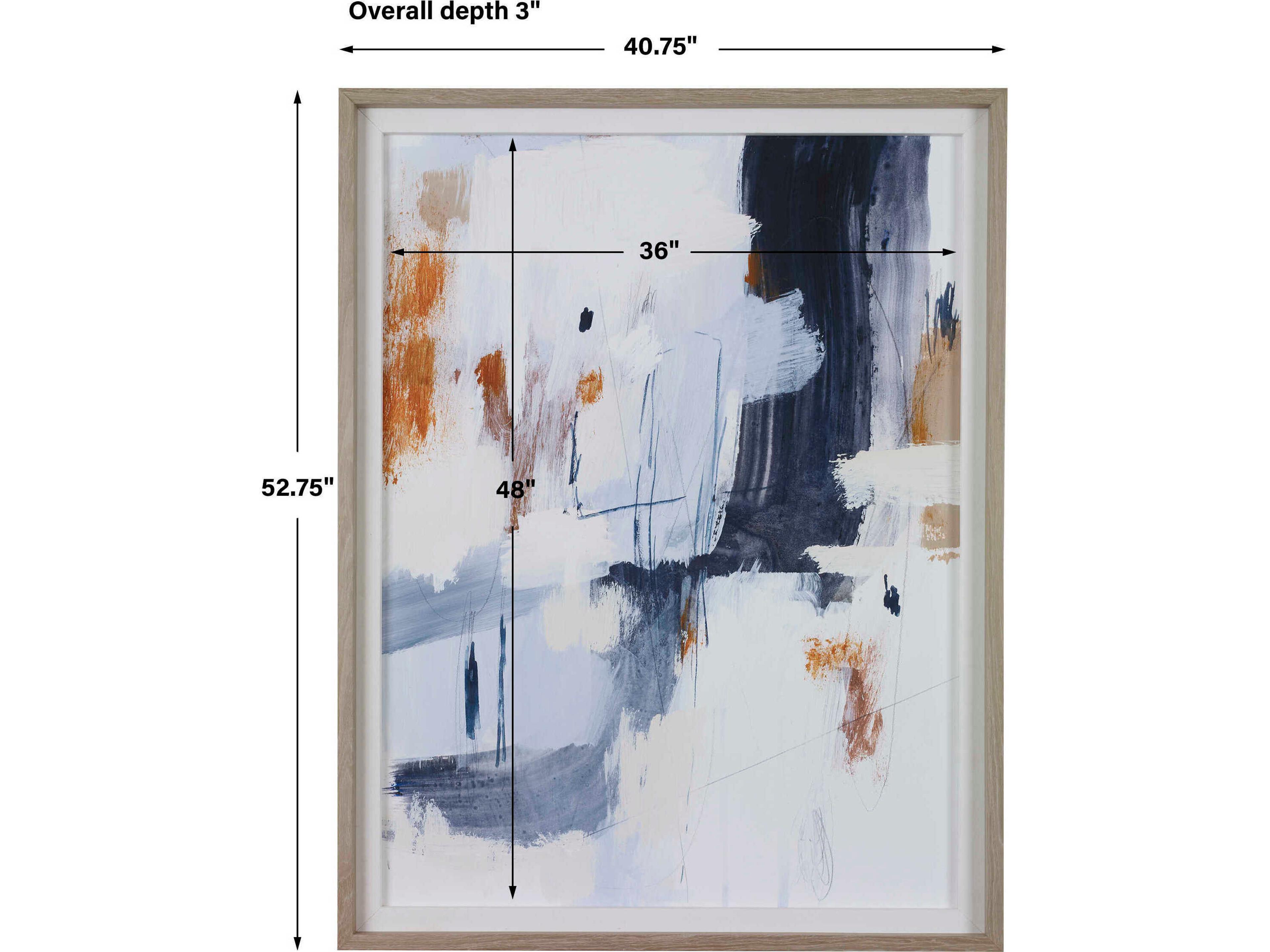 Uttermost Variant Abstract Framed Print