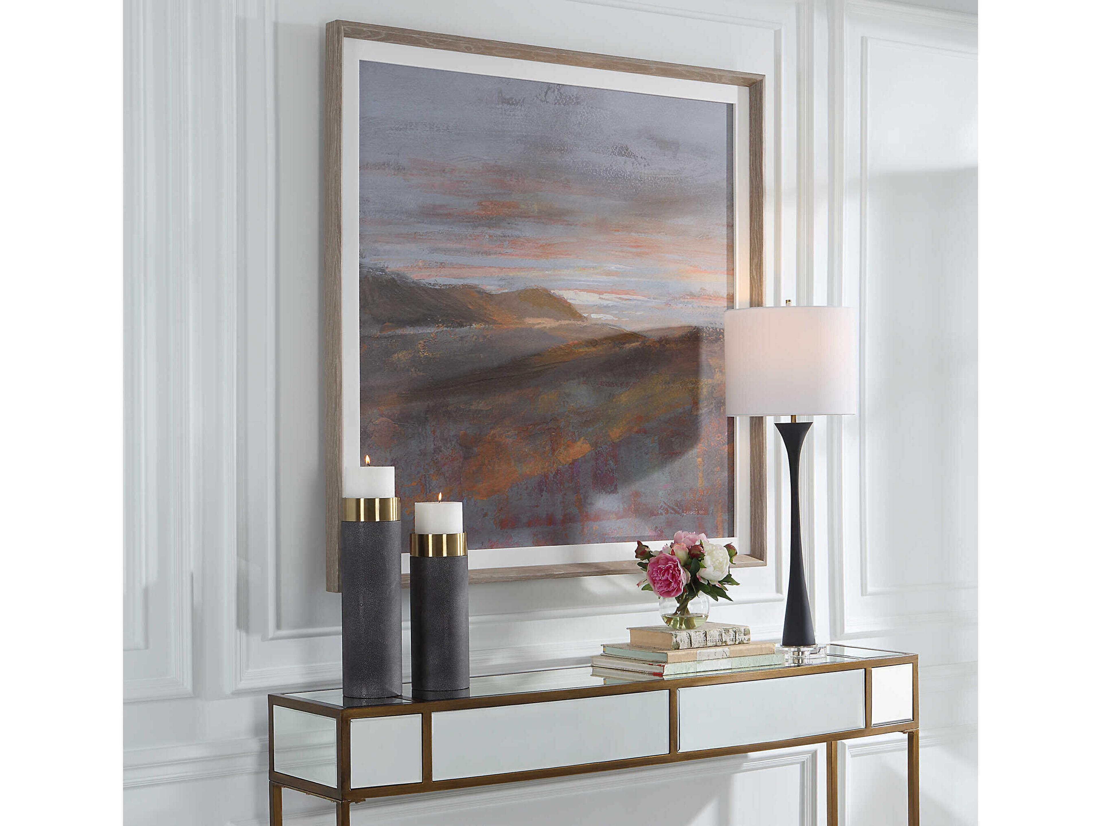 Uttermost Dawn On The Hills Framed Print