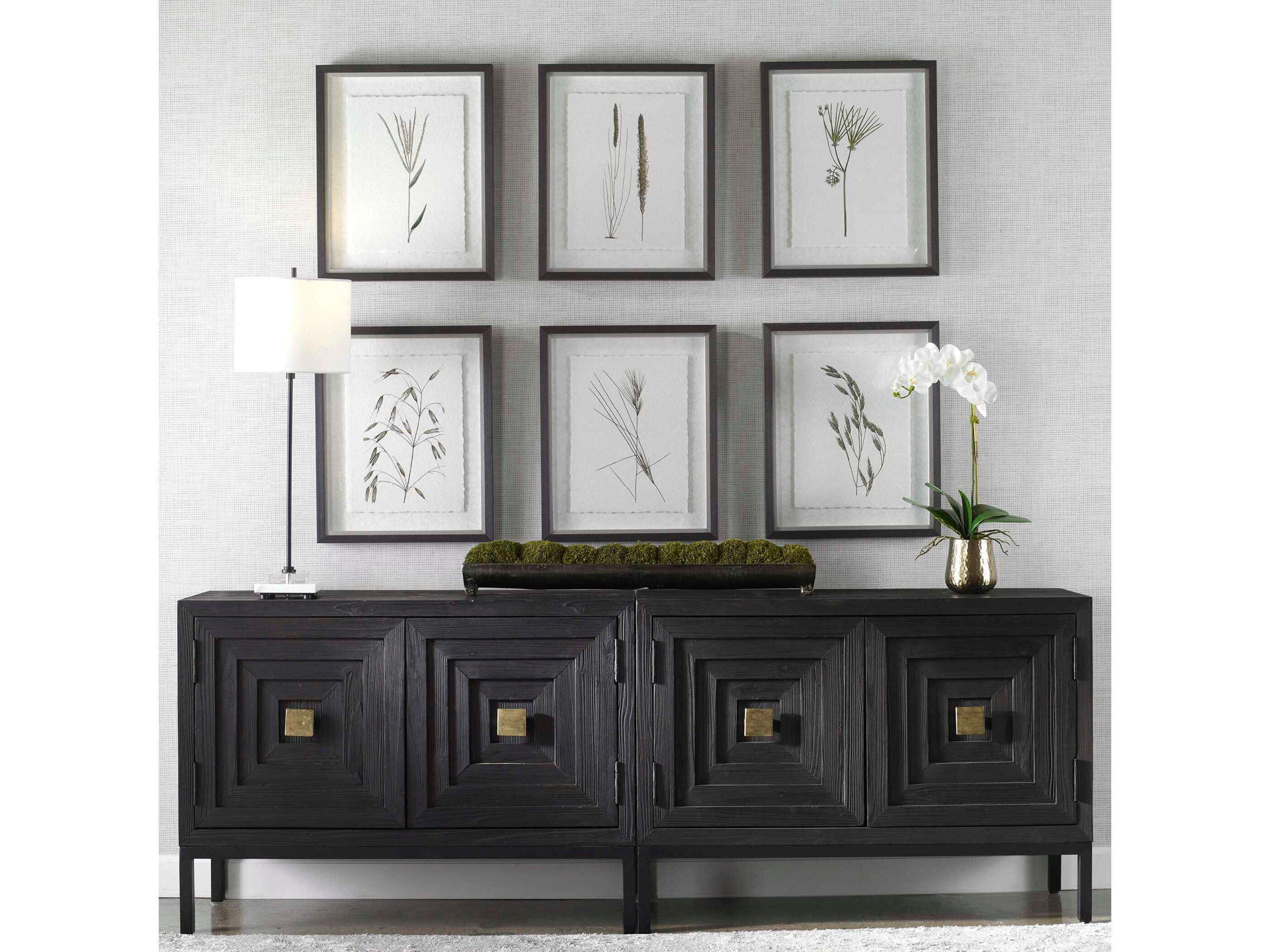 Uttermost Forest Finds Framed Print / Painting Set of 6