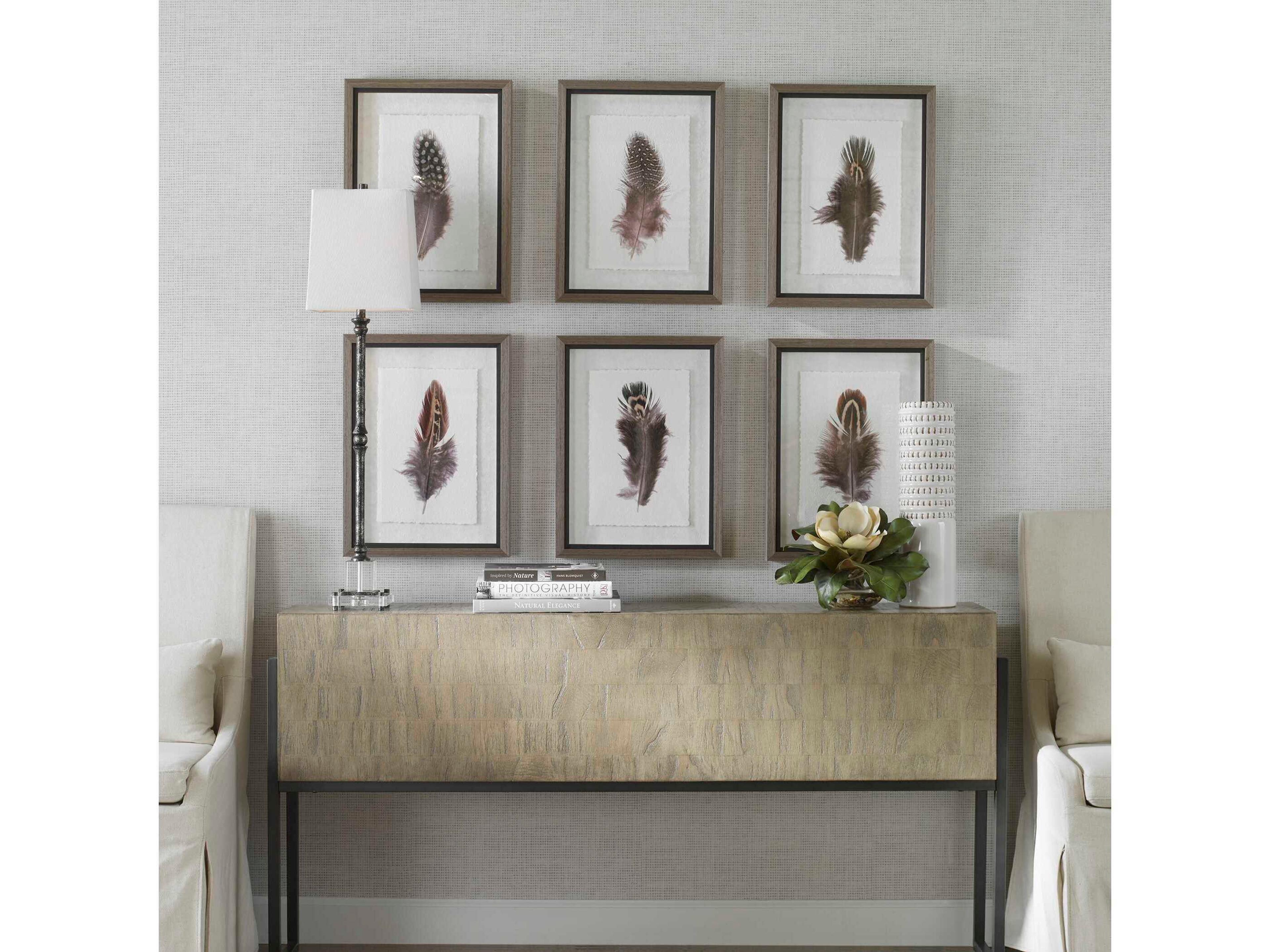 Uttermost Birds Of A Feather Framed Print / Painting Set of 6