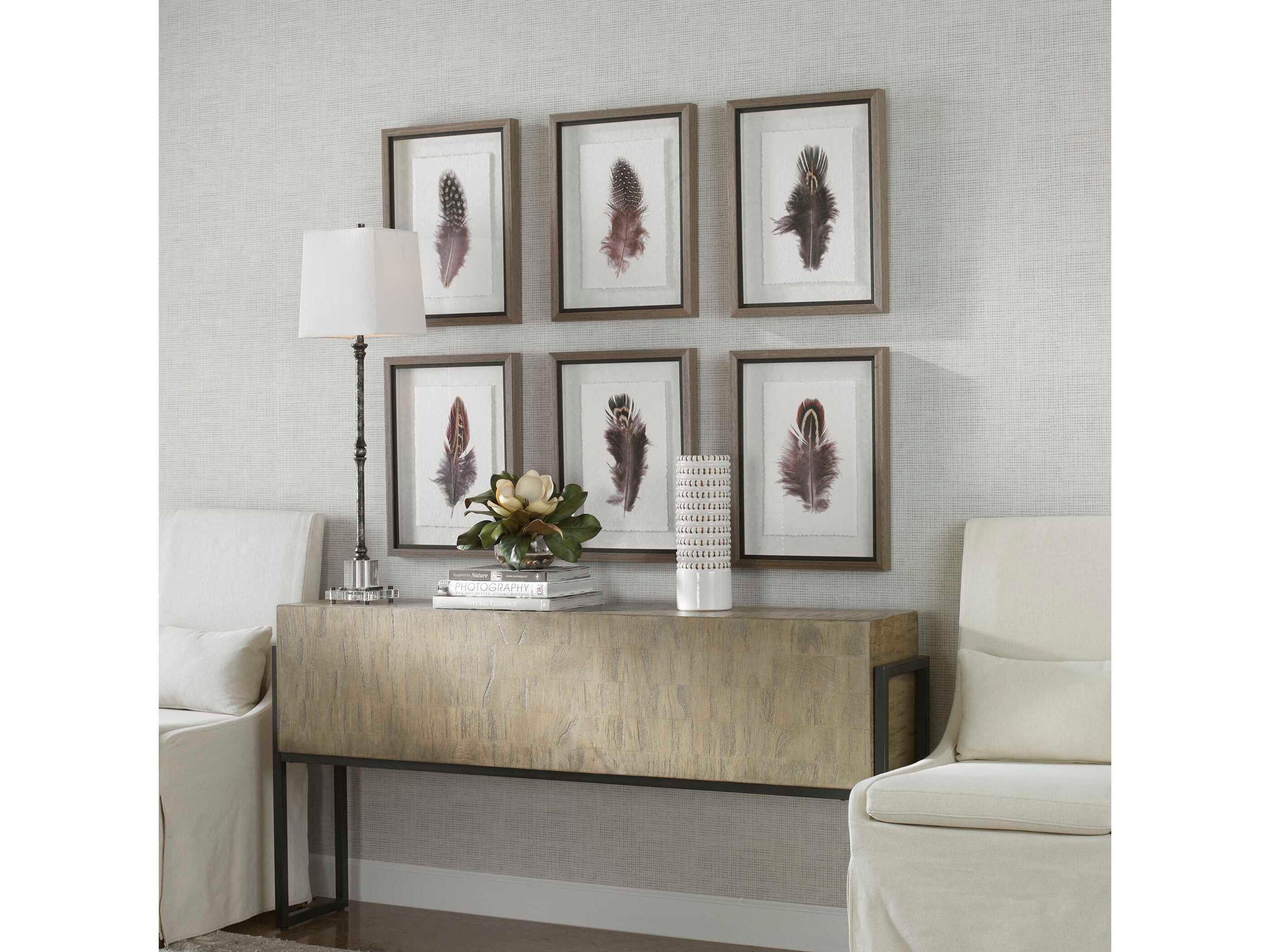 Uttermost Birds Of A Feather Framed Print / Painting Set of 6