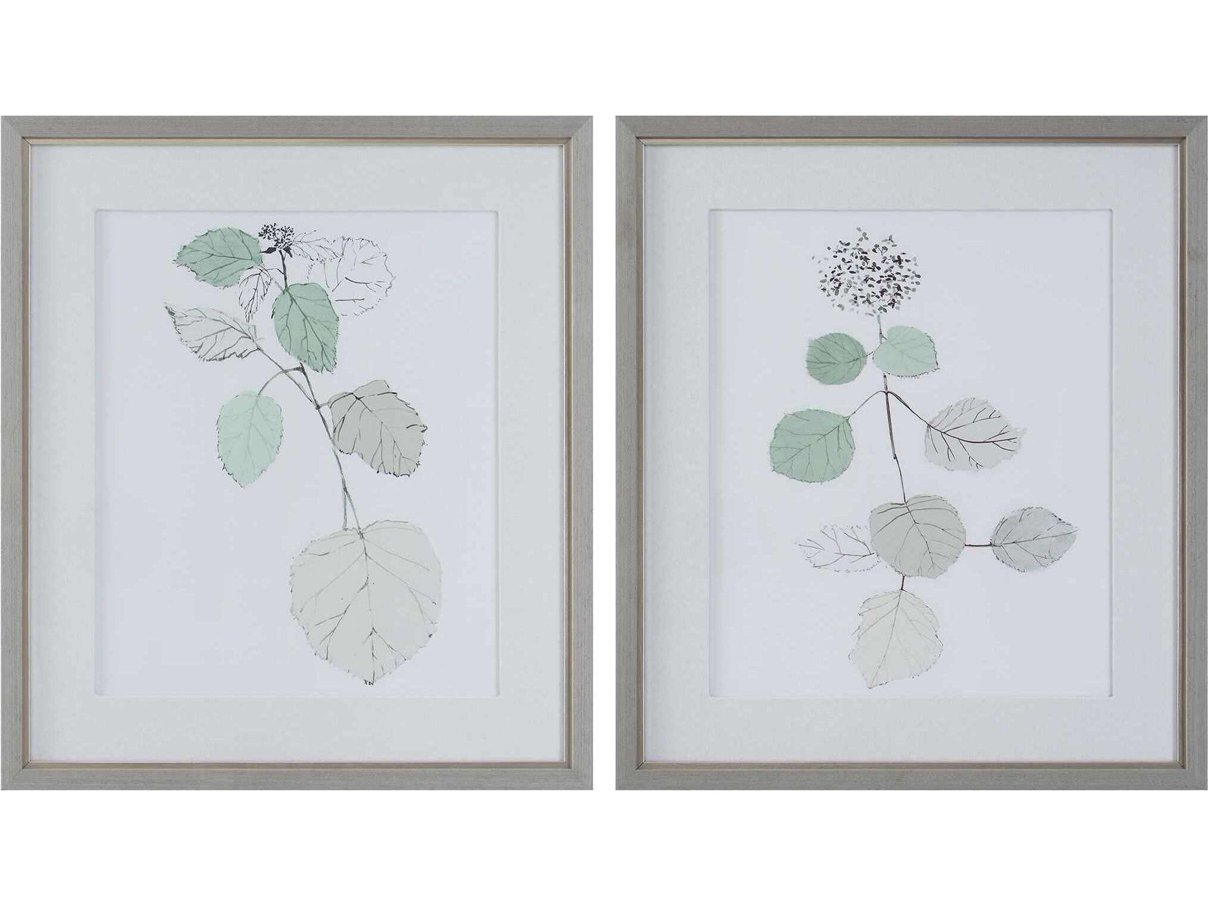 Uttermost Come What May Framed Print / Painting Set of 2