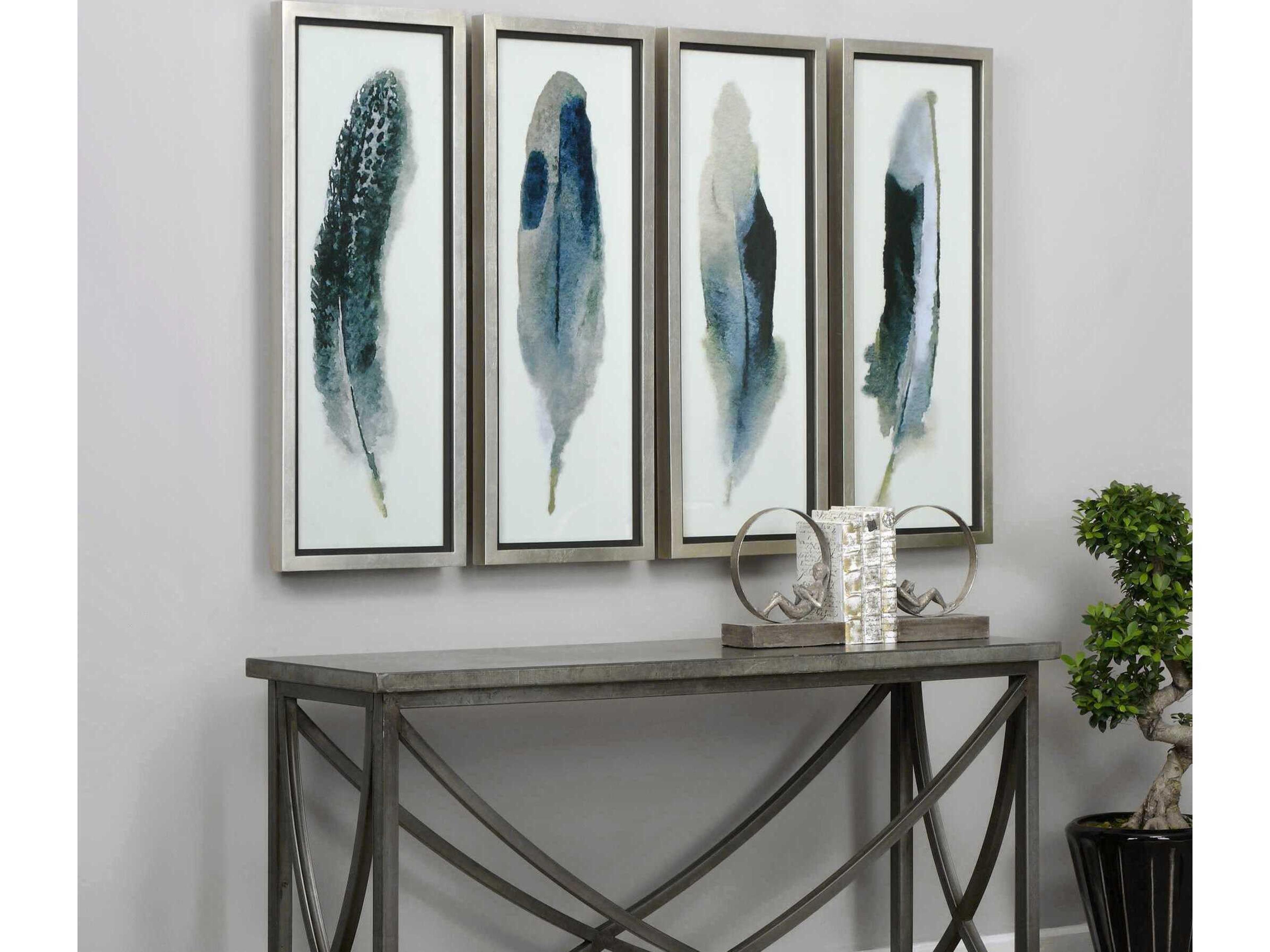 Uttermost Feathered Beauty Prints Set of 4
