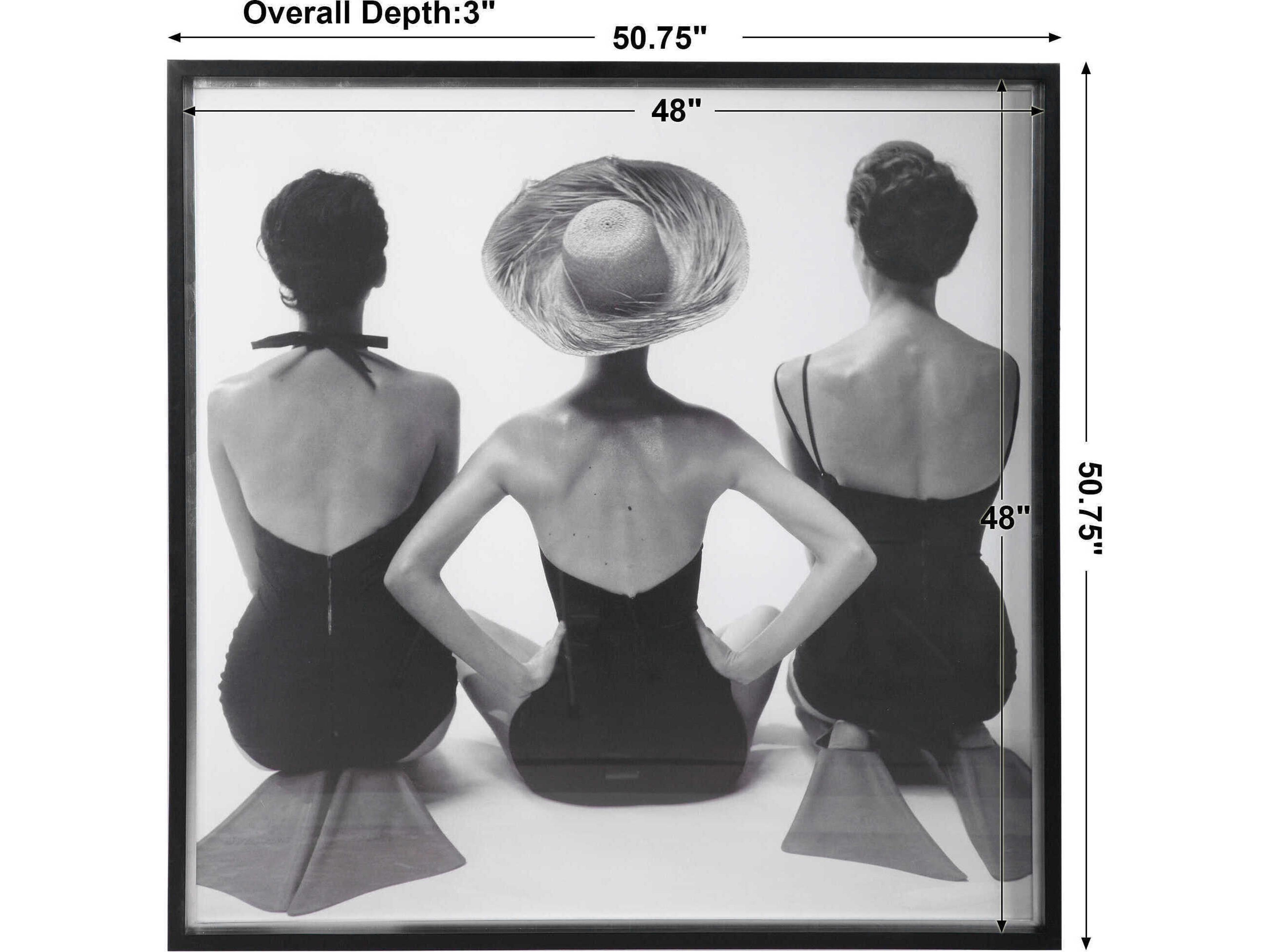 Uttermost Ladies Swimwear 1959 Canvas Wall Art