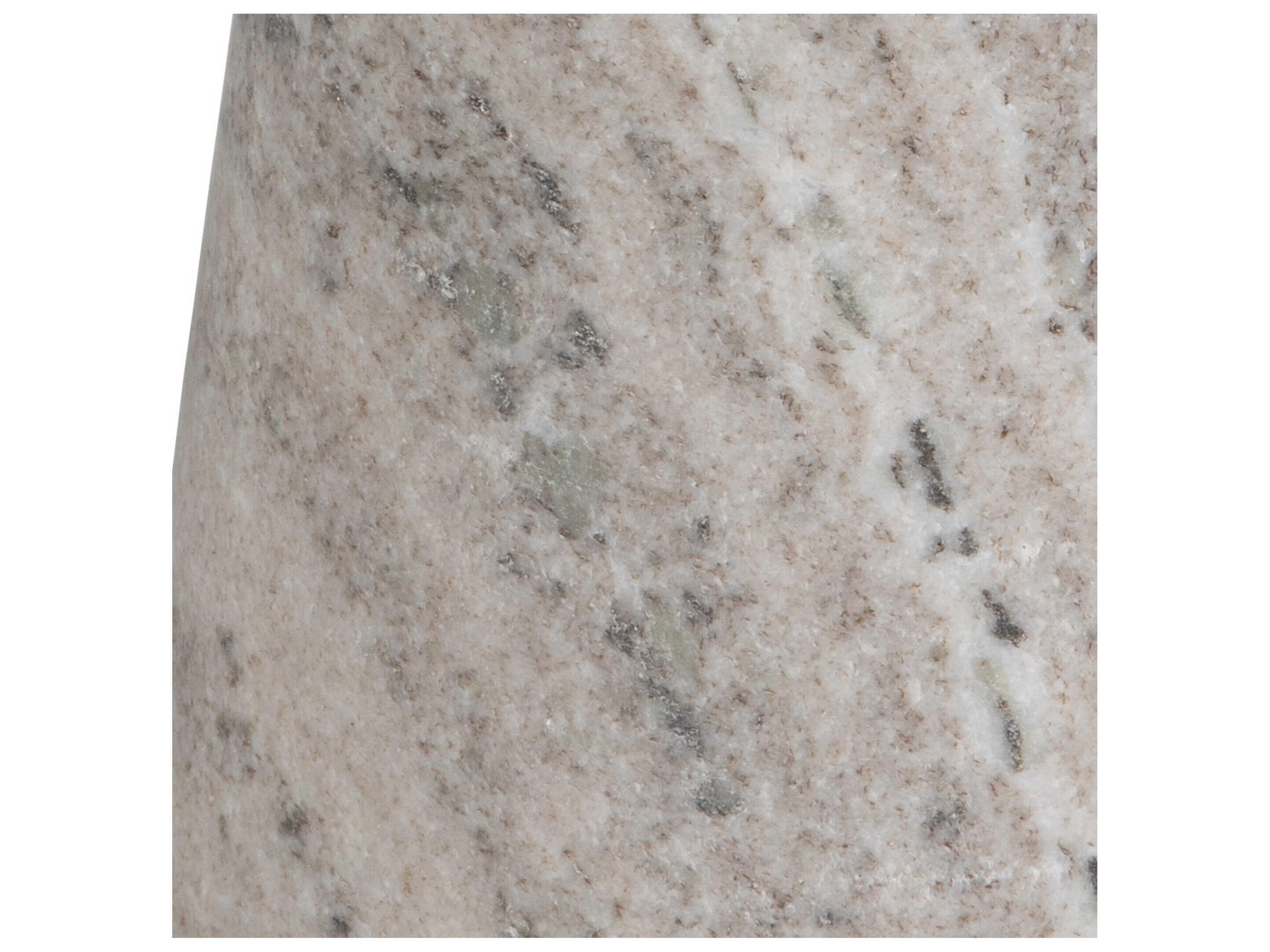 Uttermost Stour Round Marble Neutral End Table