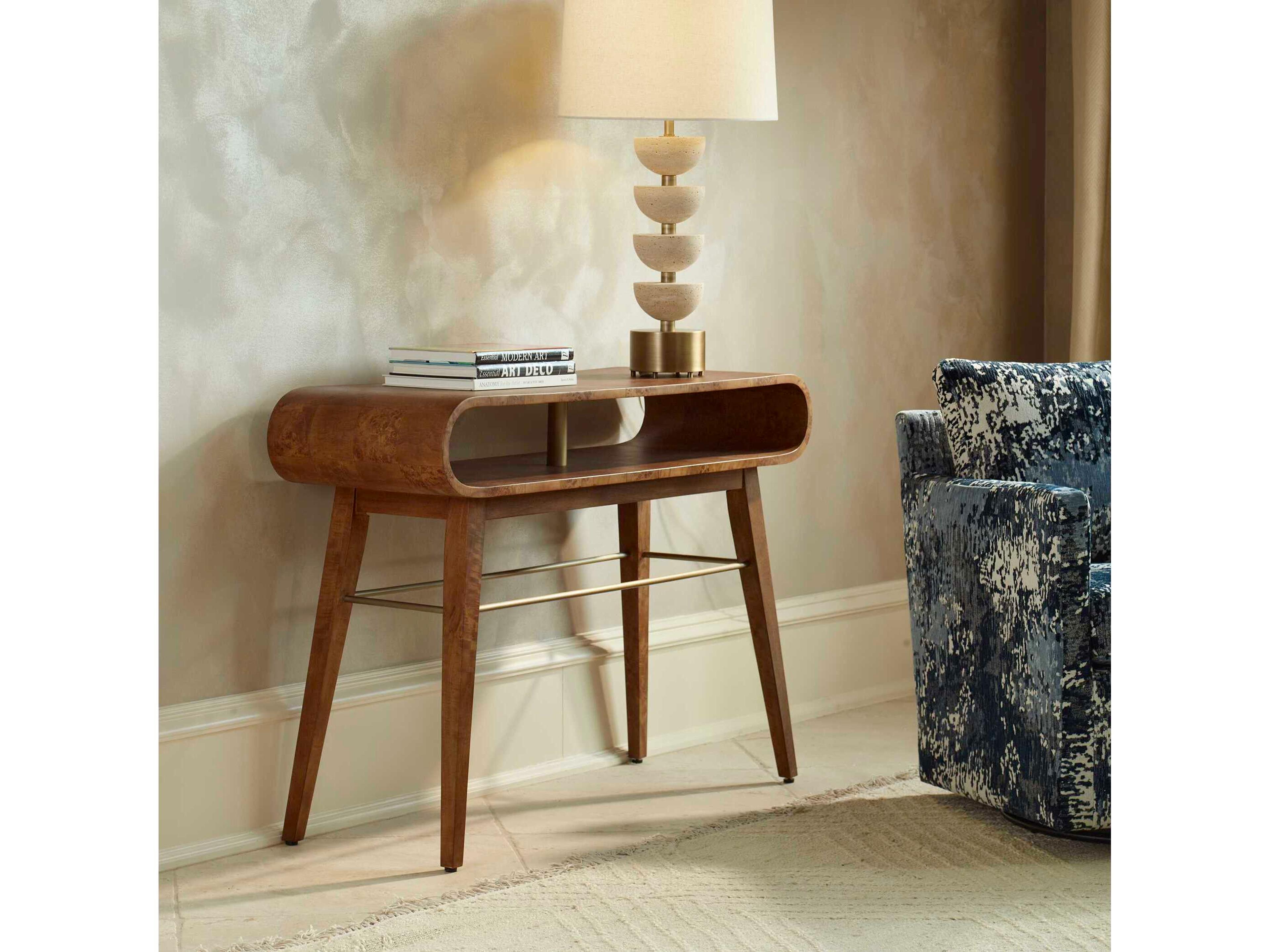 Uttermost Ledger Rectangular Wood Natural Console Table