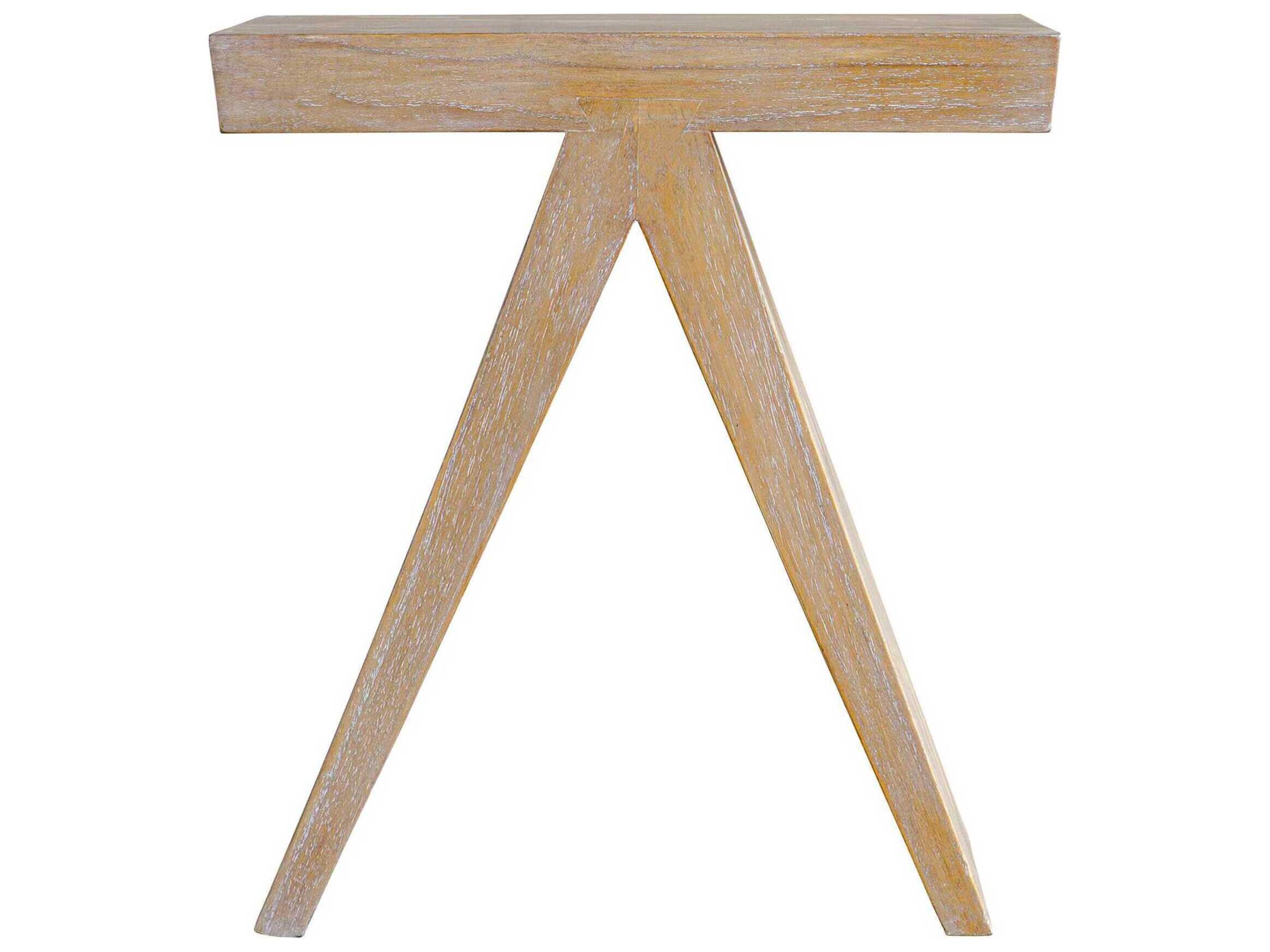 Uttermost Pruitt Rectangular Wood Natural End Table