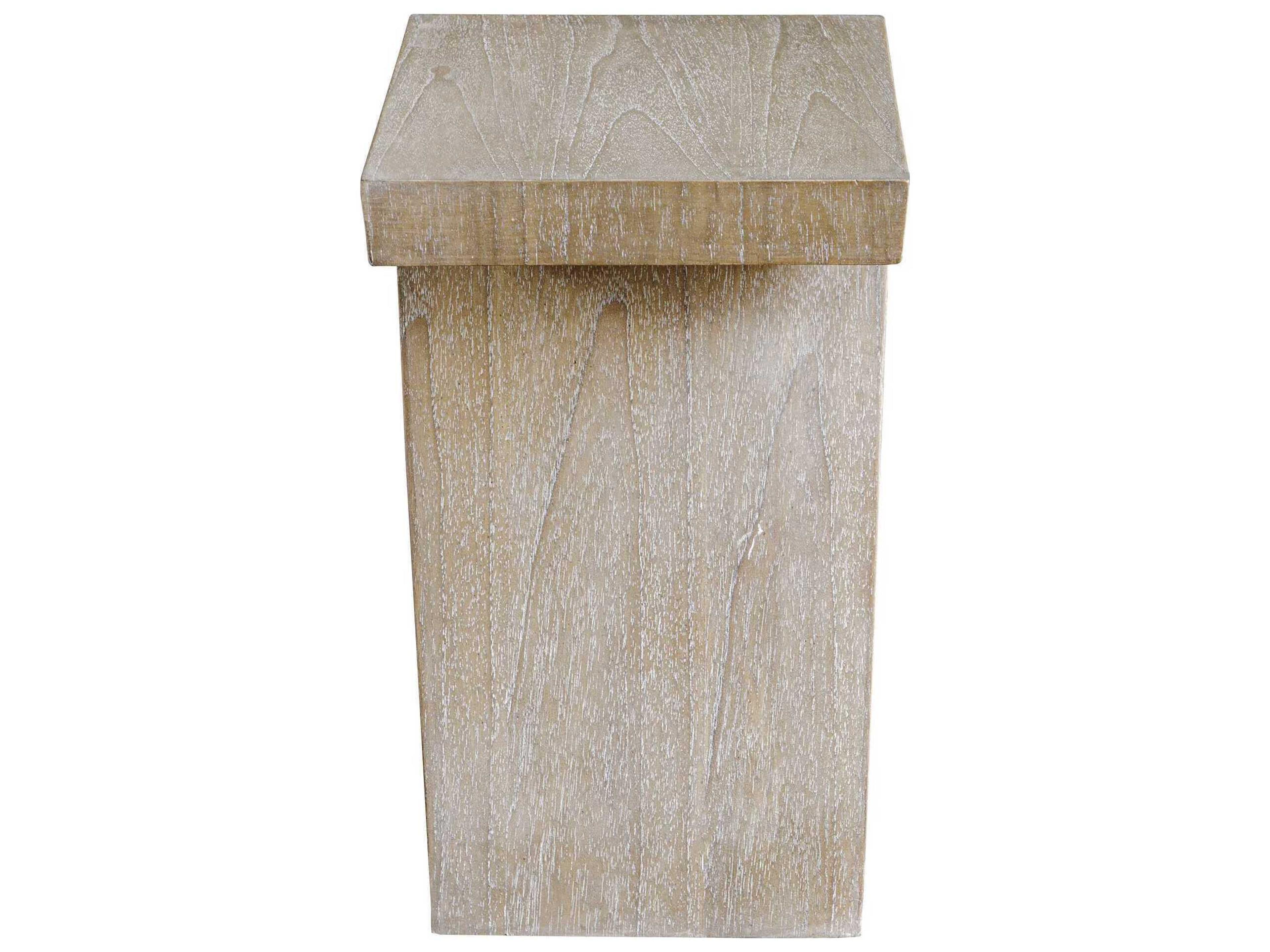 Uttermost Pruitt Rectangular Wood Natural End Table
