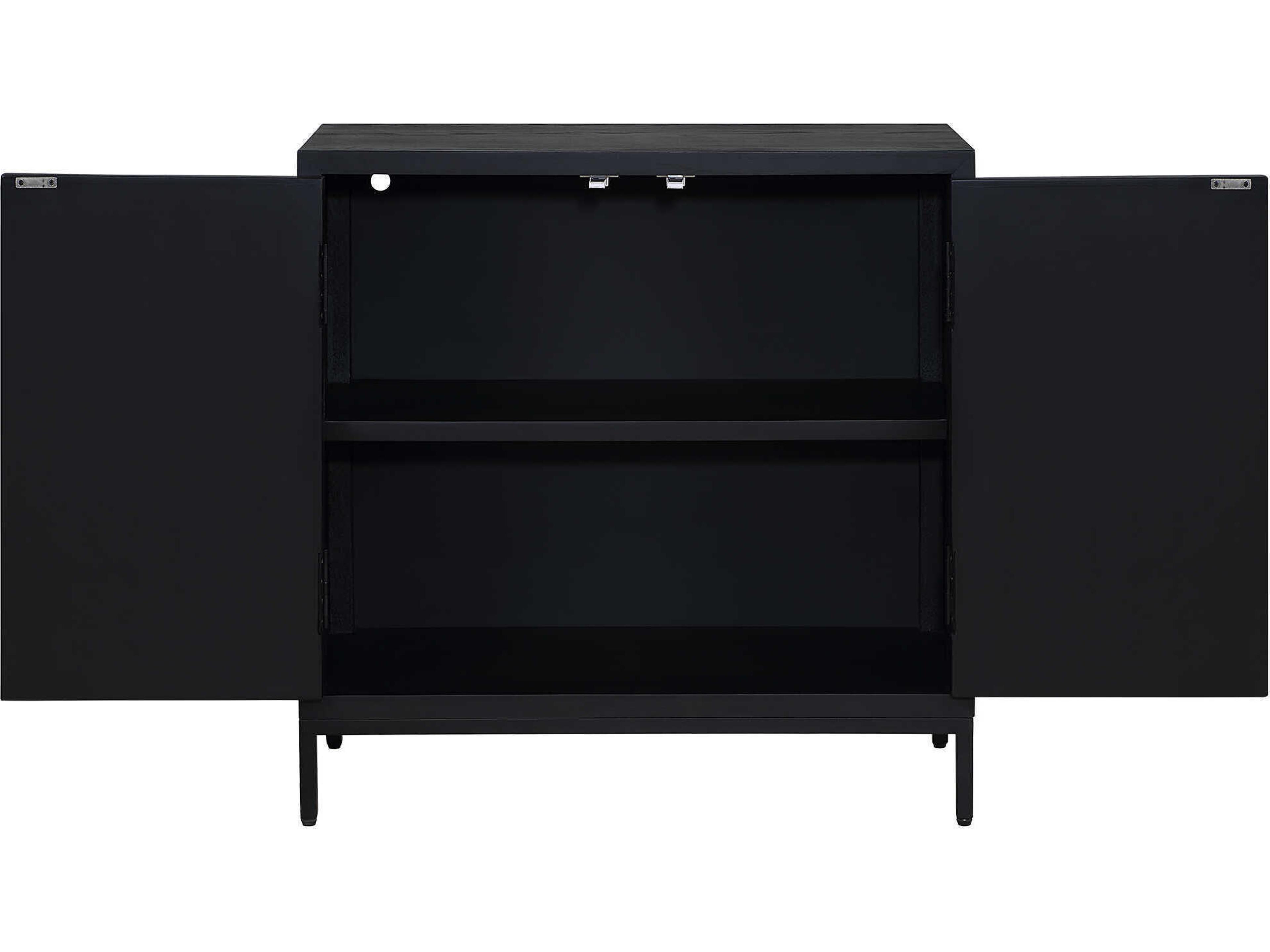 Uttermost Beswick Matte Black Accent Chest