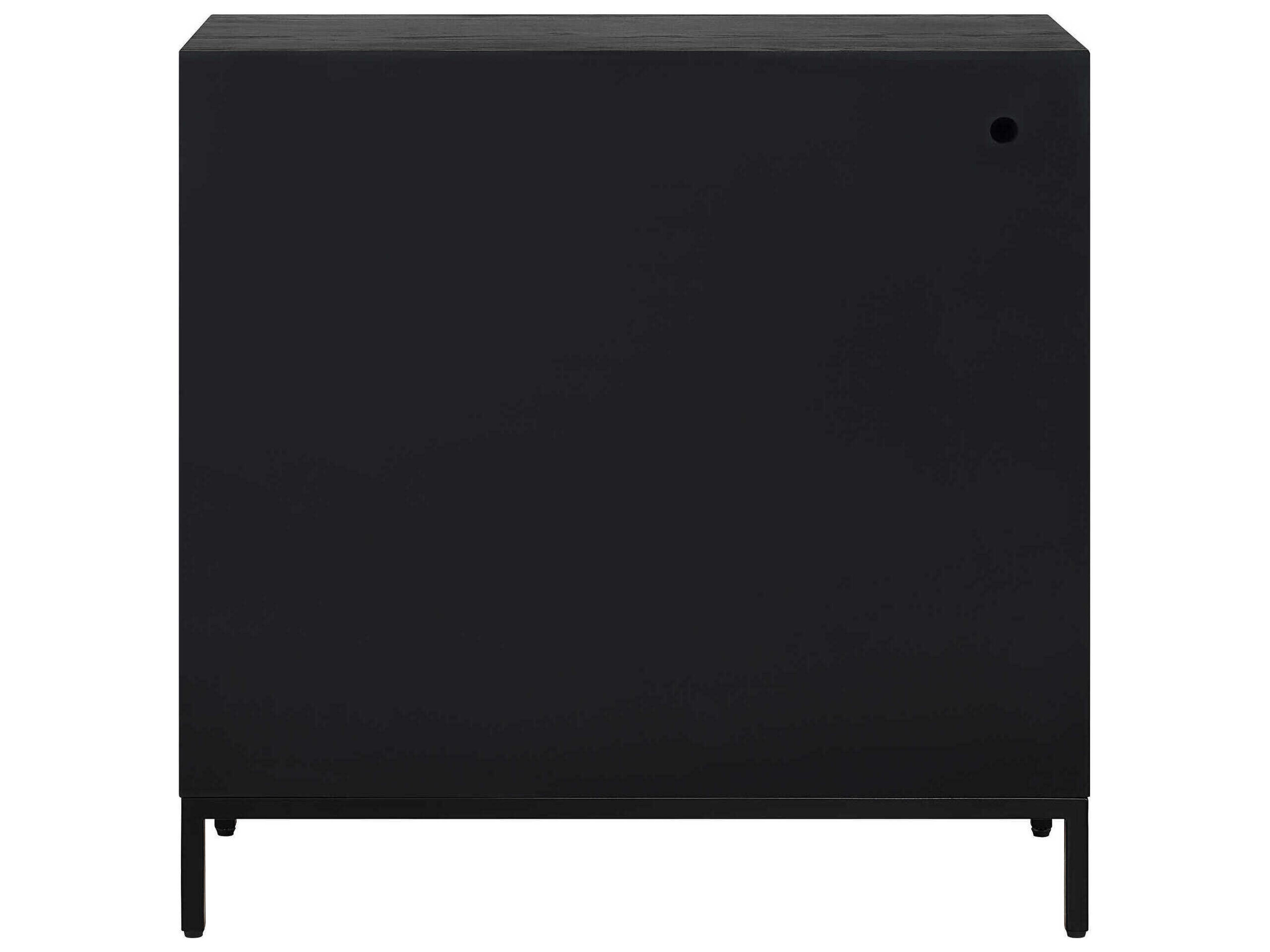 Uttermost Beswick Matte Black Accent Chest