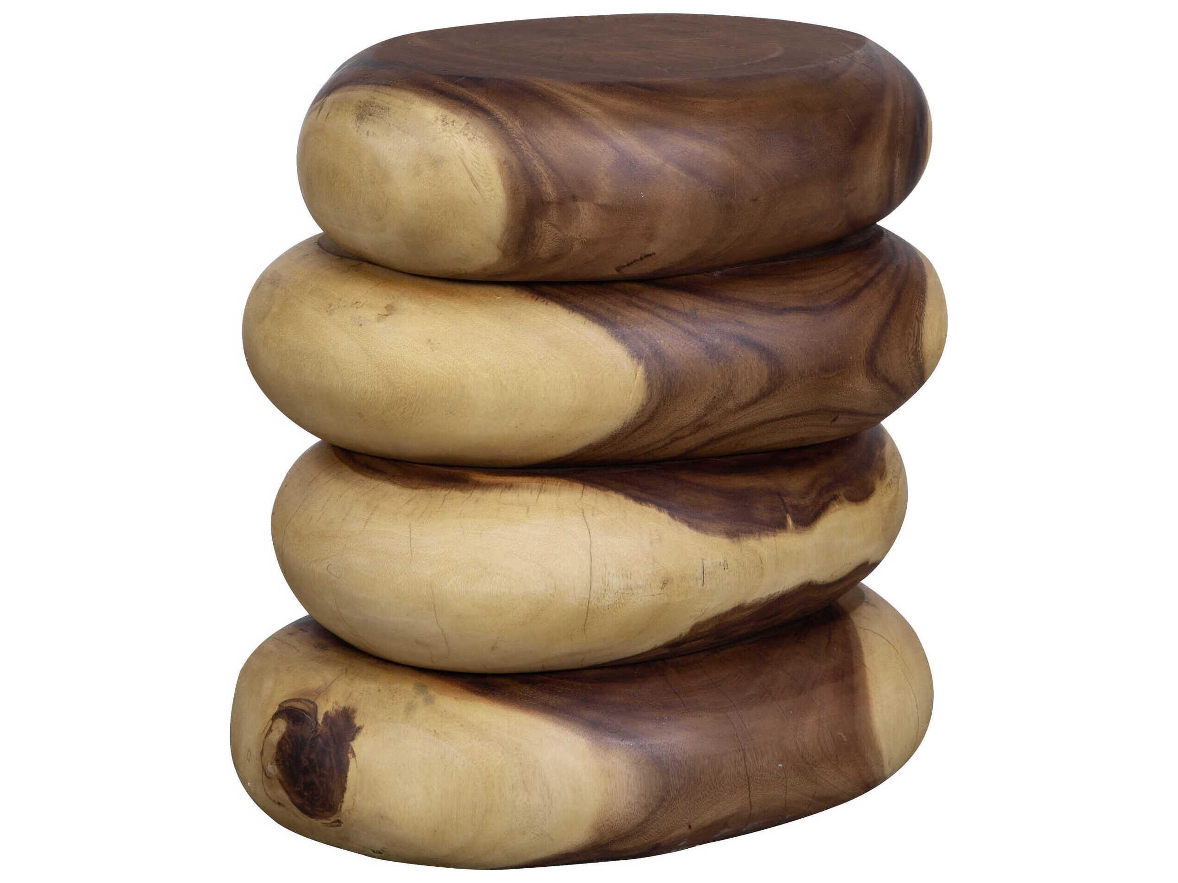 Uttermost Carrillo Oval Wood Natural End Table