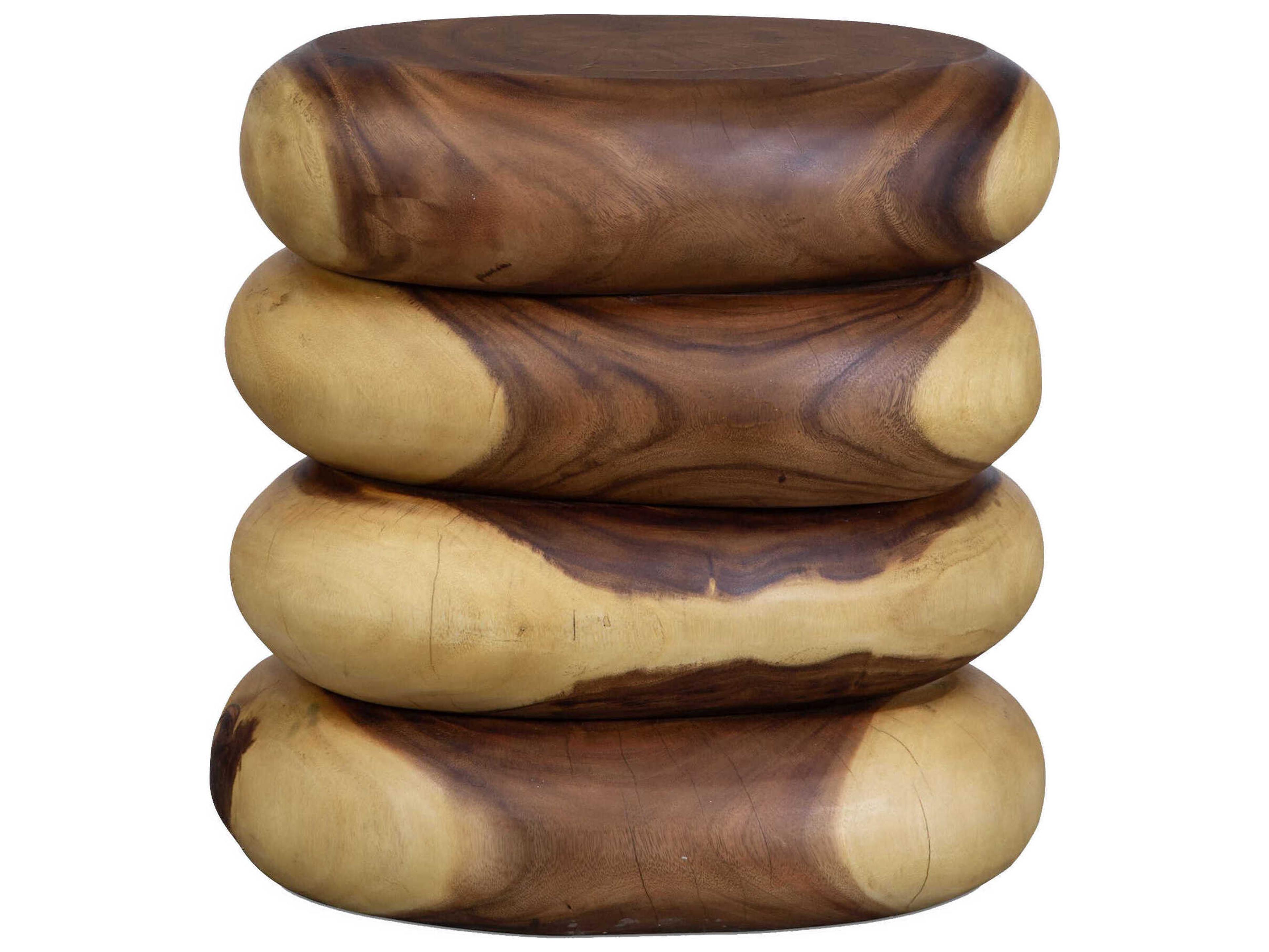 Uttermost Carrillo Oval Wood Natural End Table