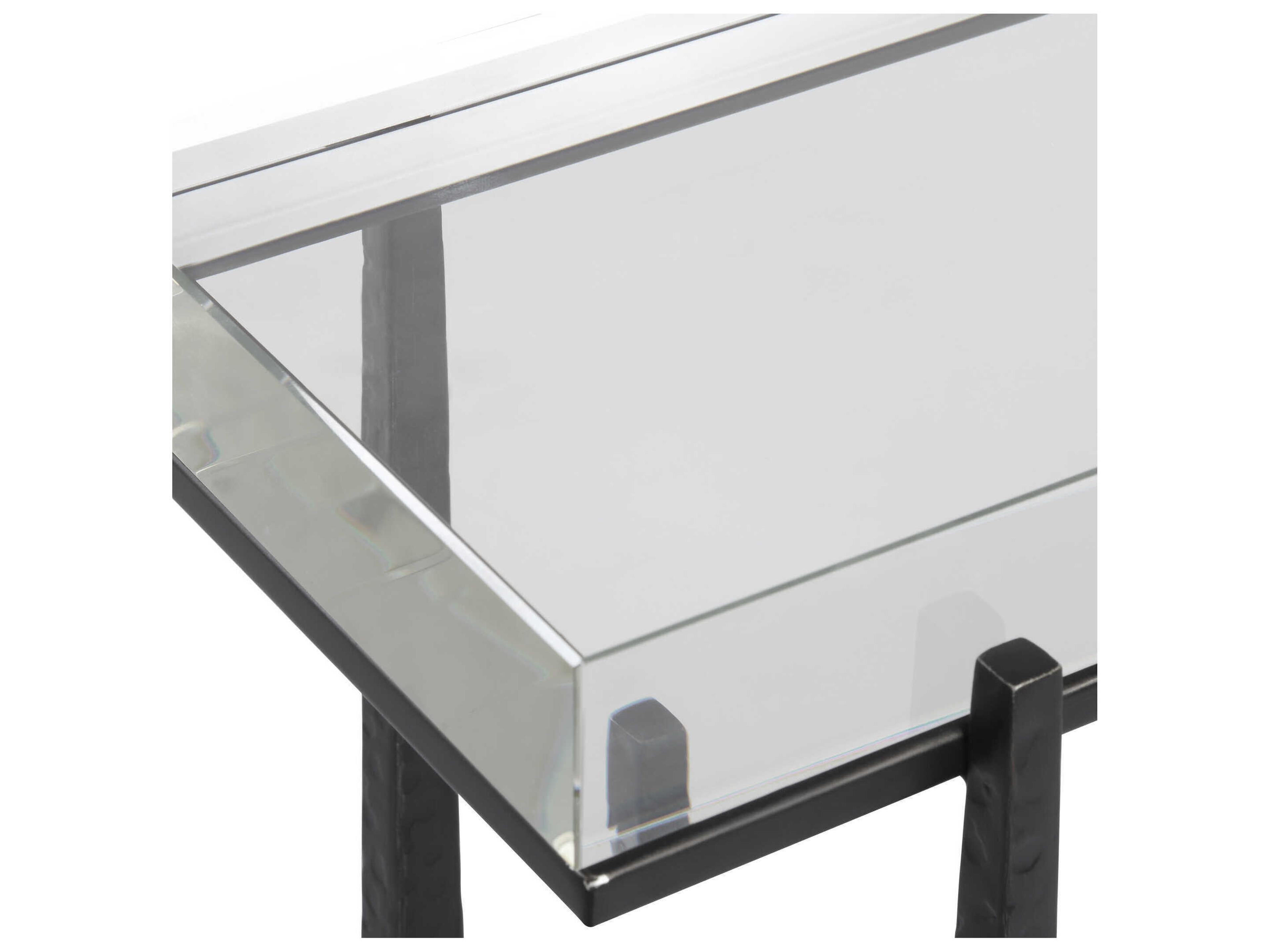 Uttermost Midas Rectangular Dark Bronze End Table