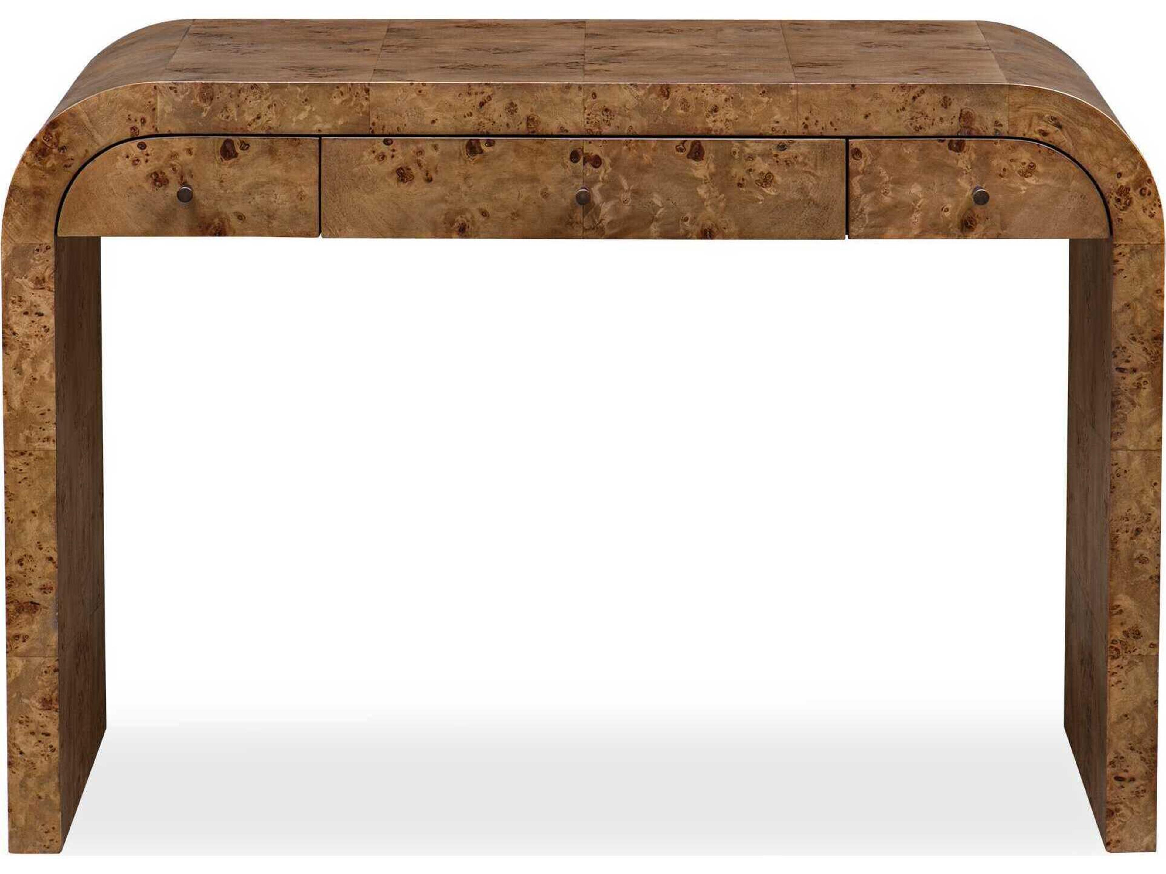 Uttermost Rocco Natural Brown Burlwood Writing Desk