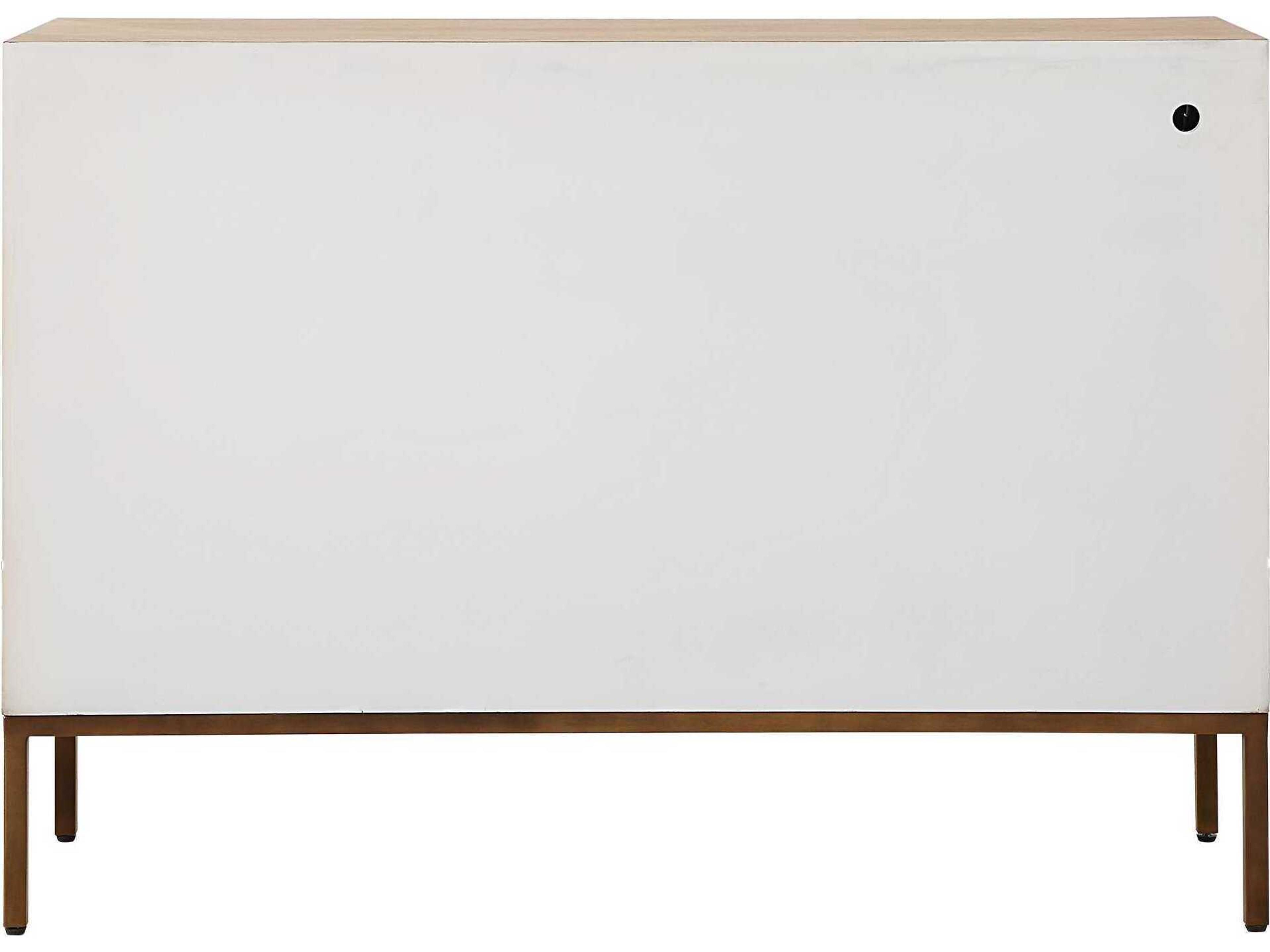 Uttermost Weimar Natural Cream White Oak Wood Accent Chest