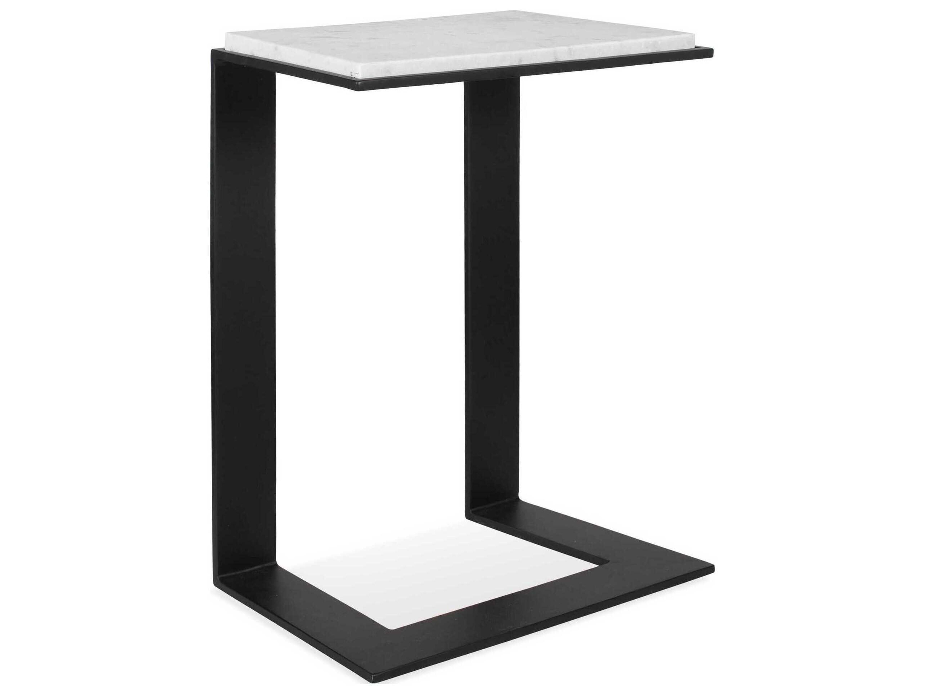 Kenora Rectangular Marble End Table