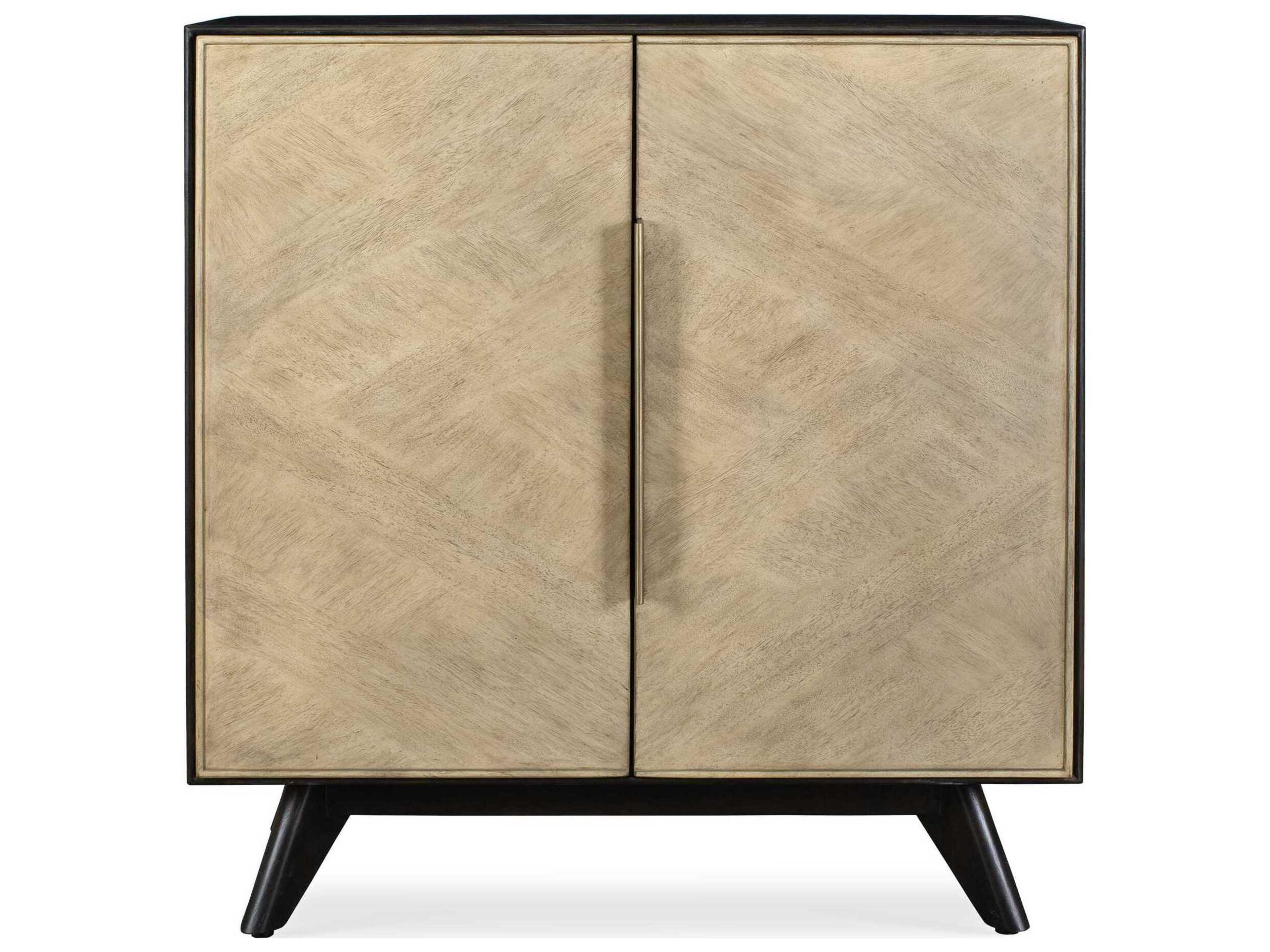 Uttermost Reina Dark Walnut Beige Mango Wood Accent Chest