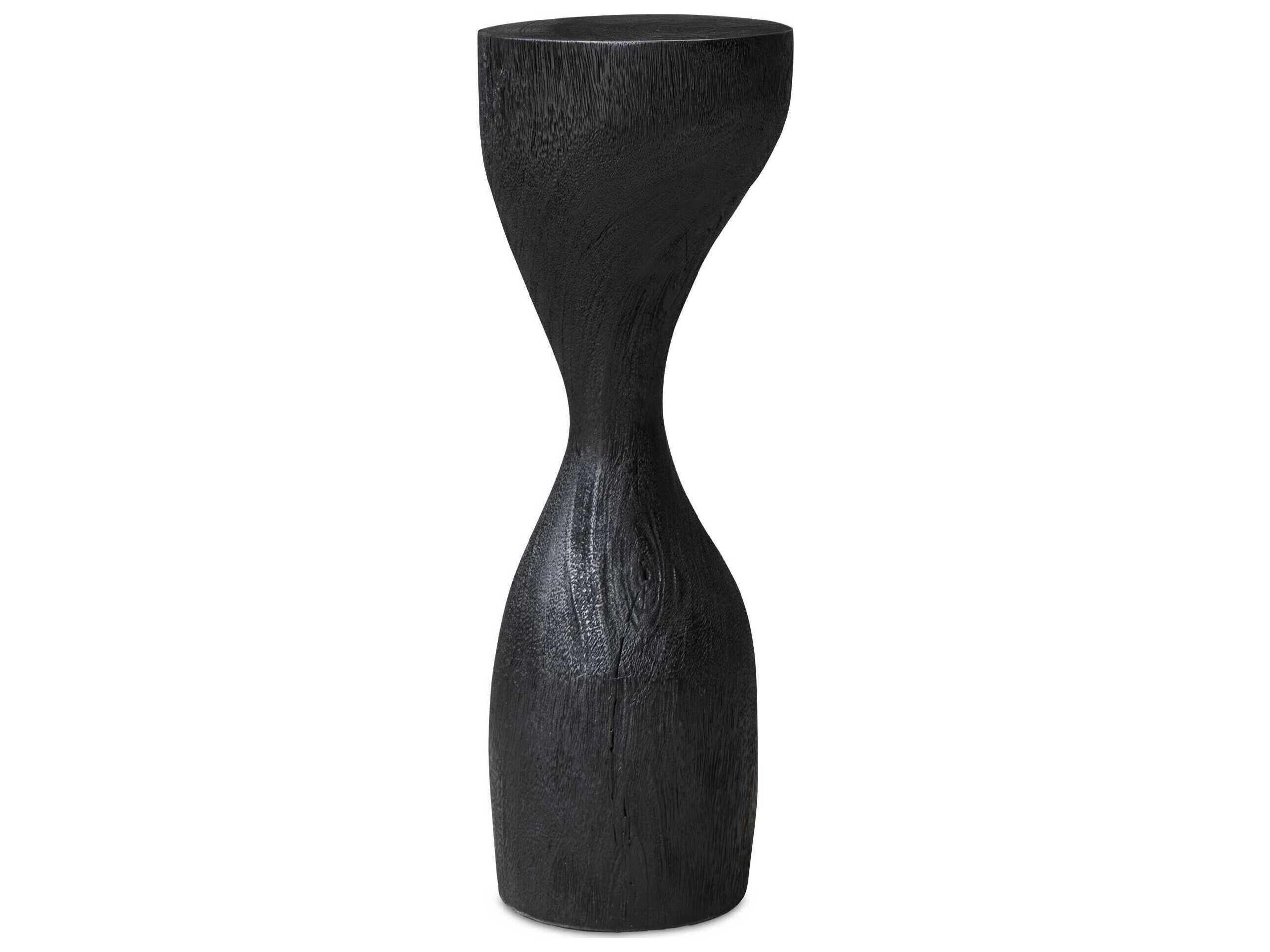 Uttermost Mattison Wood Matte Black End Table