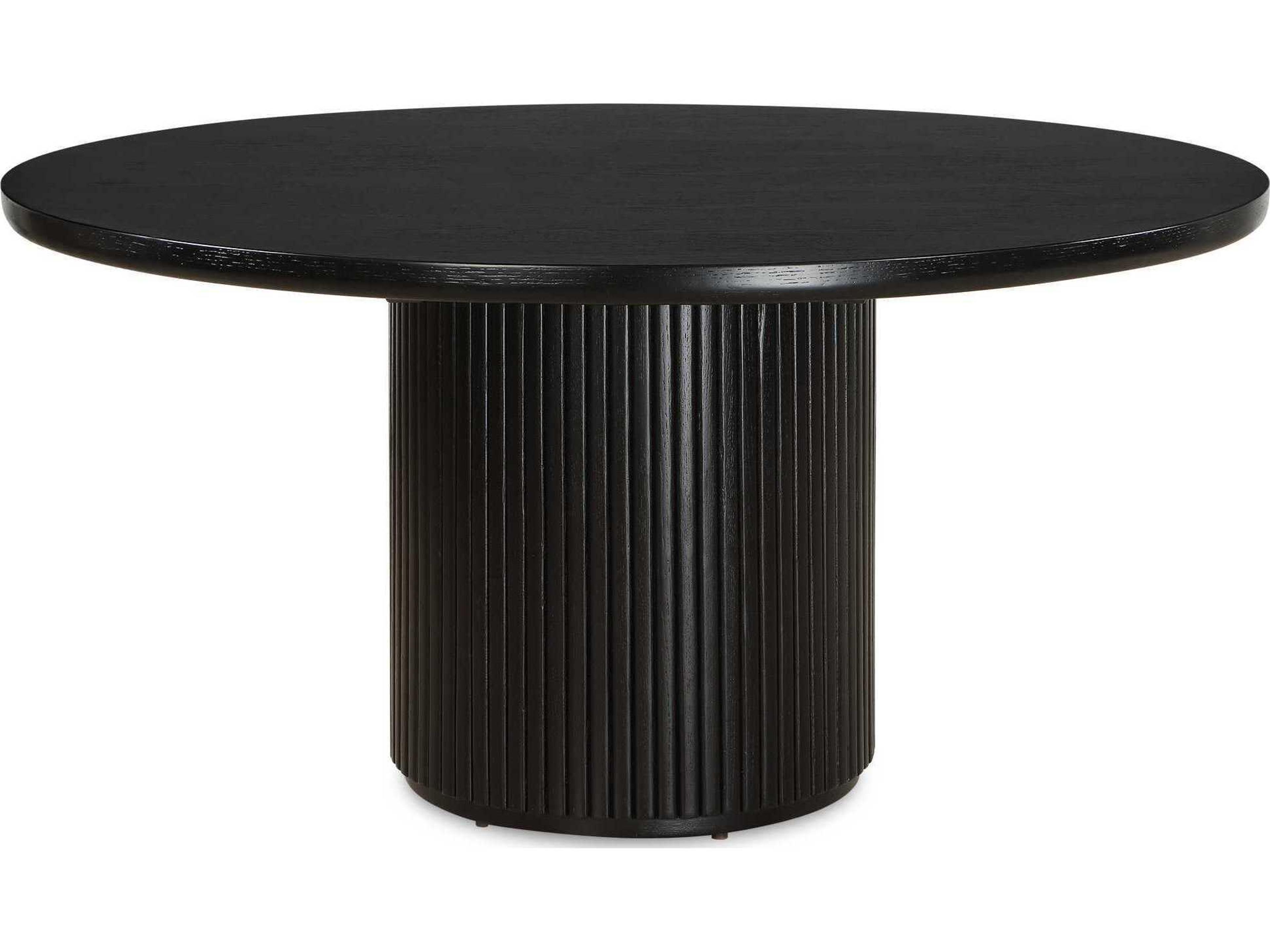 Hersch Round Wood Dining Table