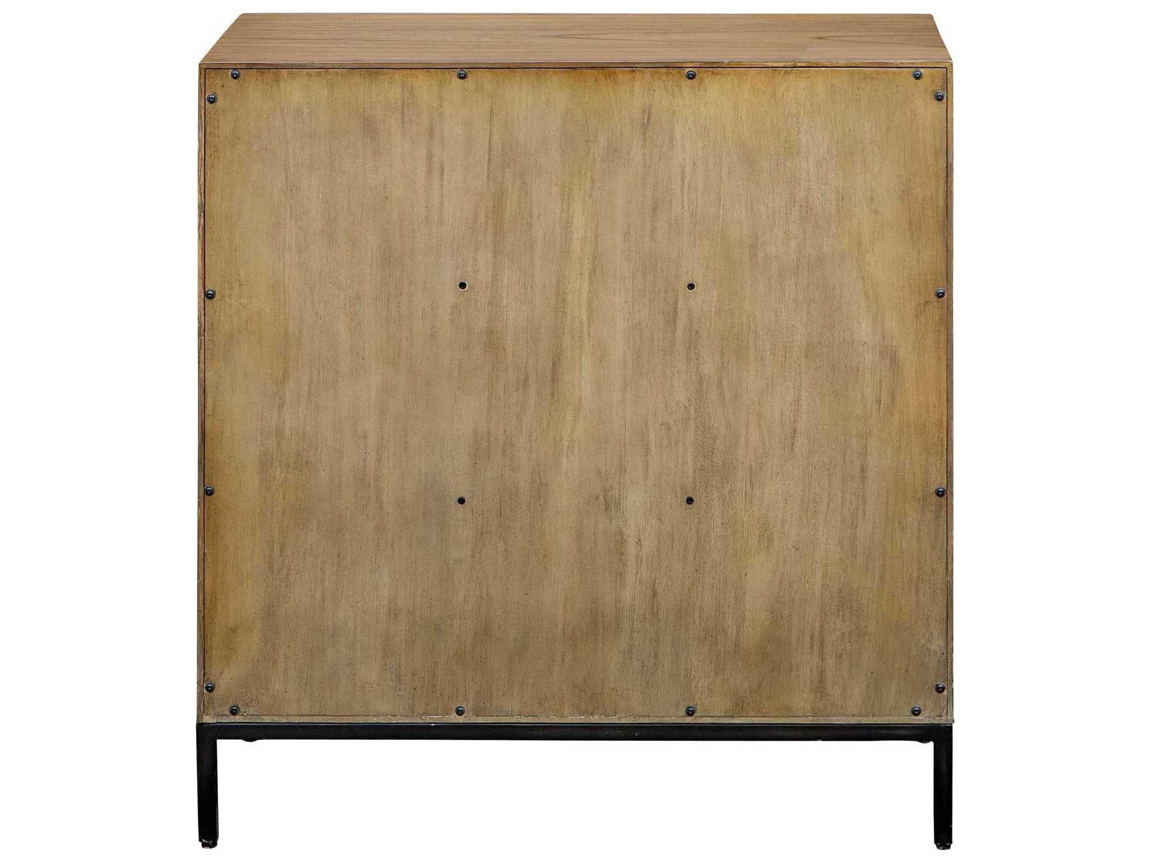 Uttermost Jory 3-Drawers Brown Dresser