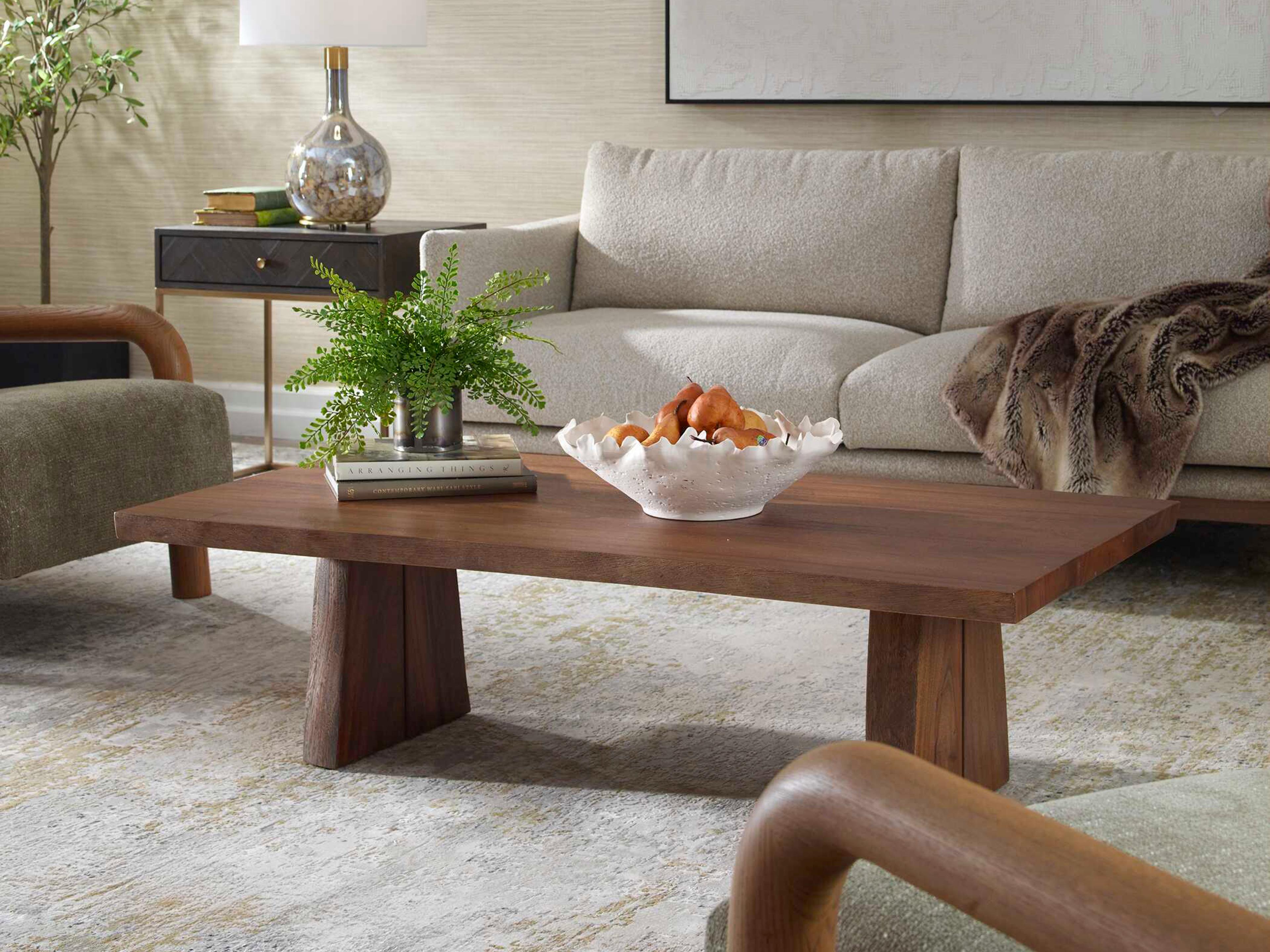 Uttermost Glenmore Rectangular Wood Natural Coffee Table