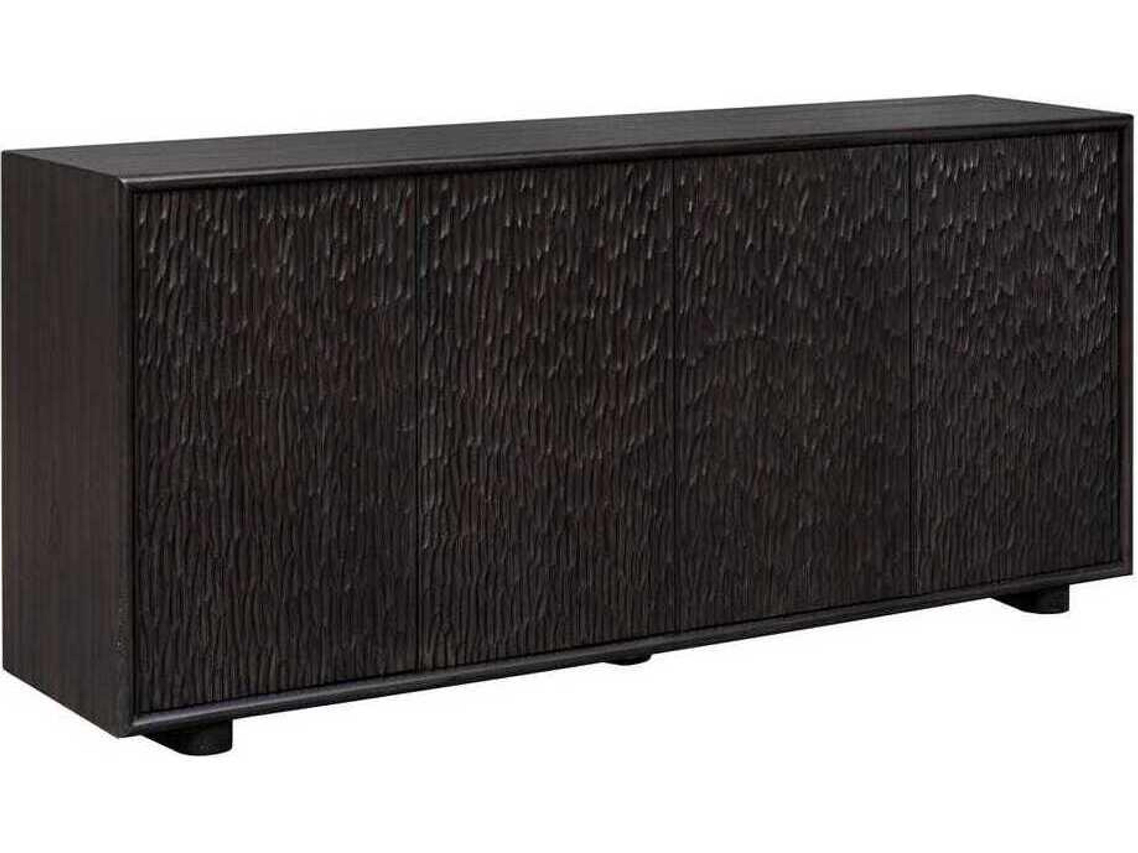 Stevenson 74" Mindi Wood Ebony Sideboard