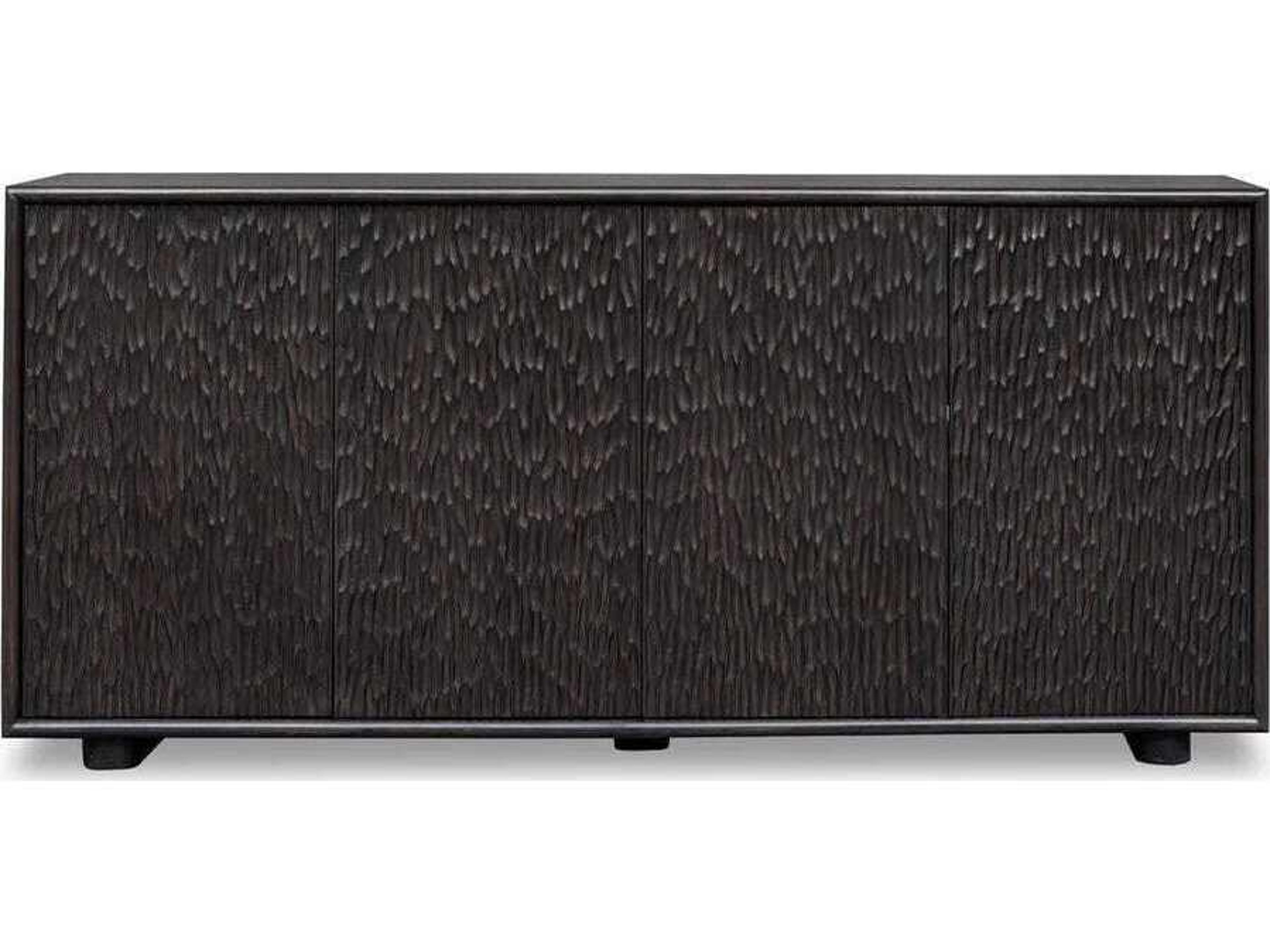 Uttermost Stevenson 74" Mindi Wood Ebony Sideboard