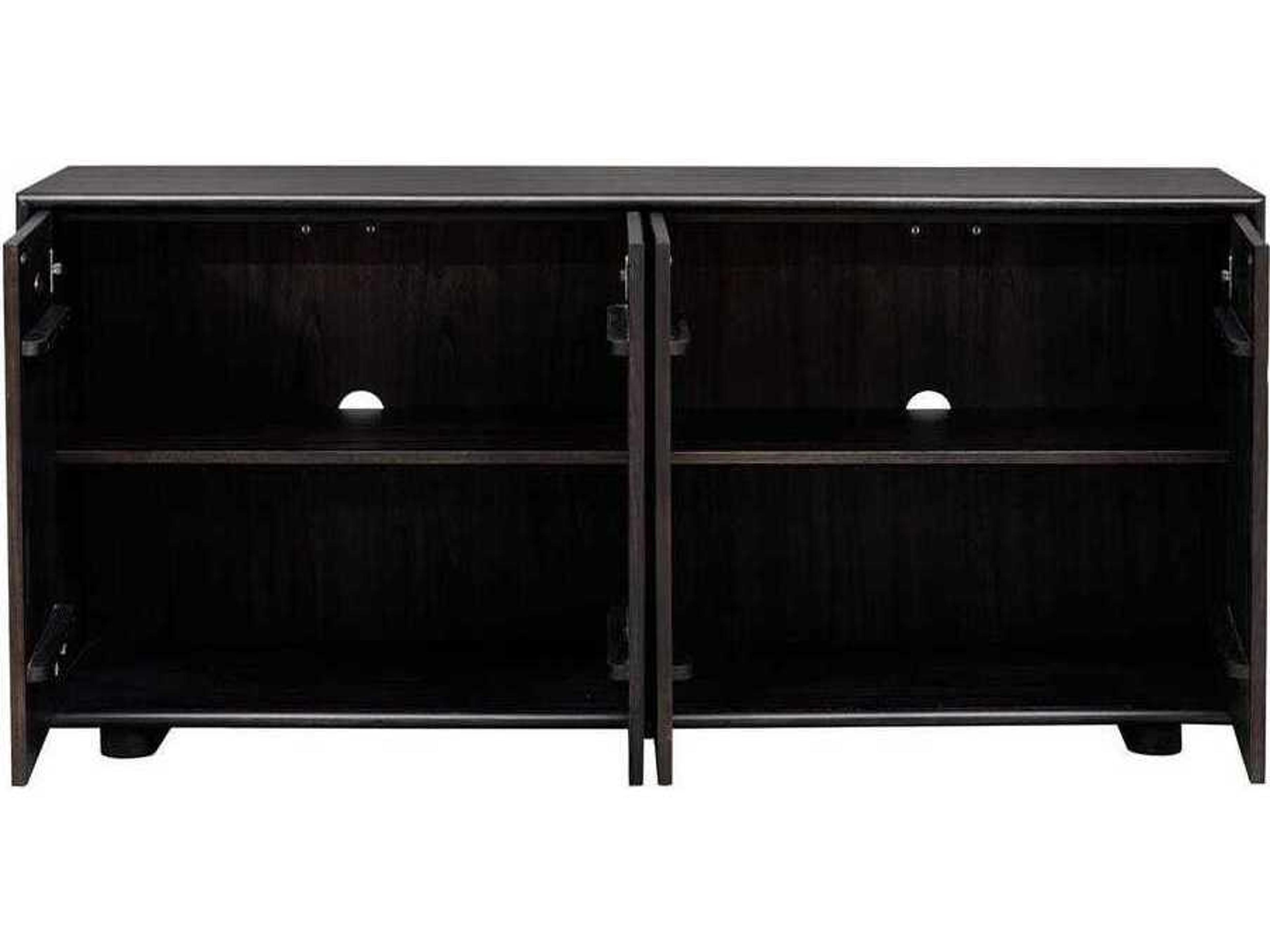 Uttermost Stevenson 74" Mindi Wood Ebony Sideboard